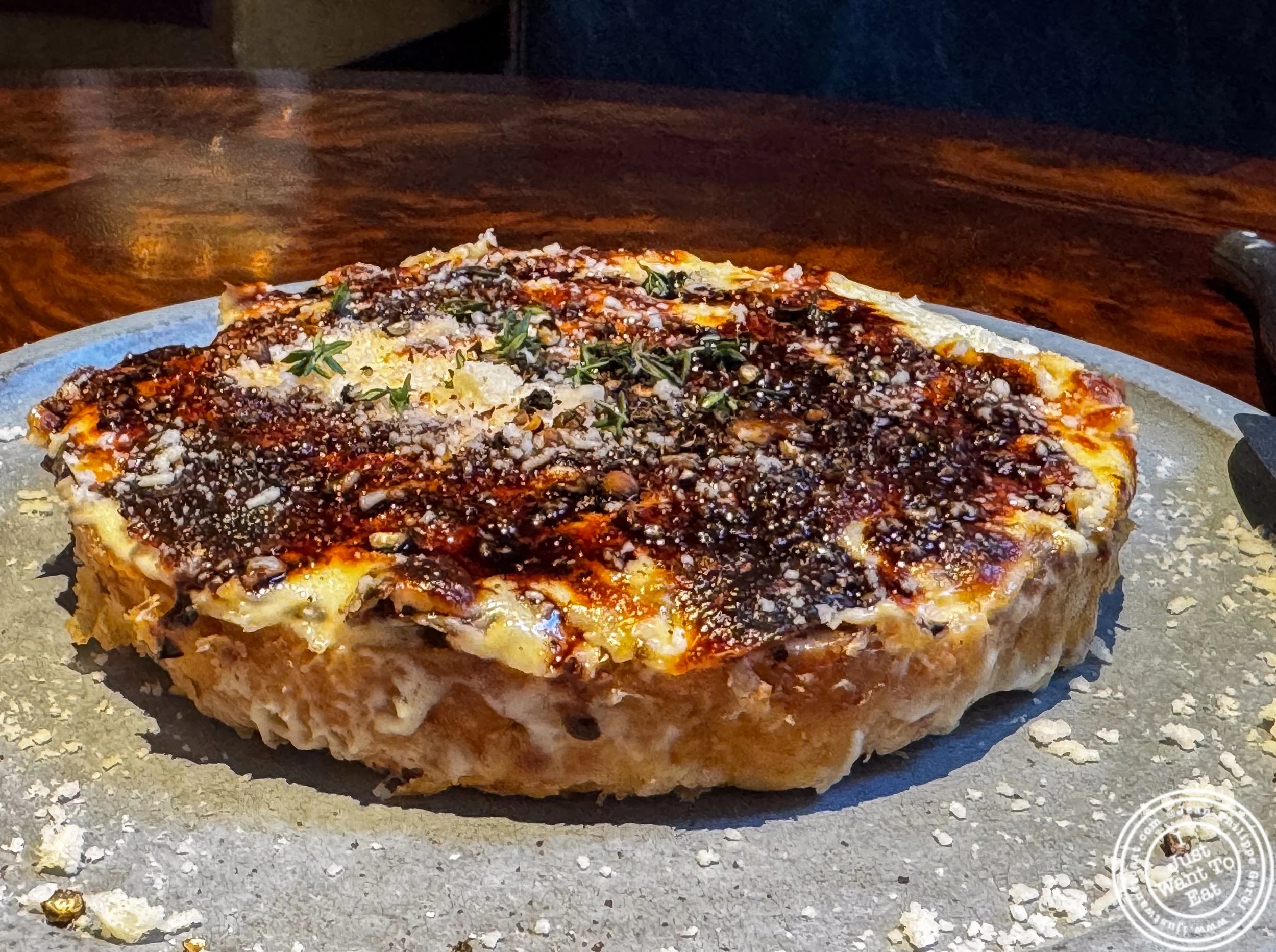 Caramelized onion torta at Ci Siamo in NYC