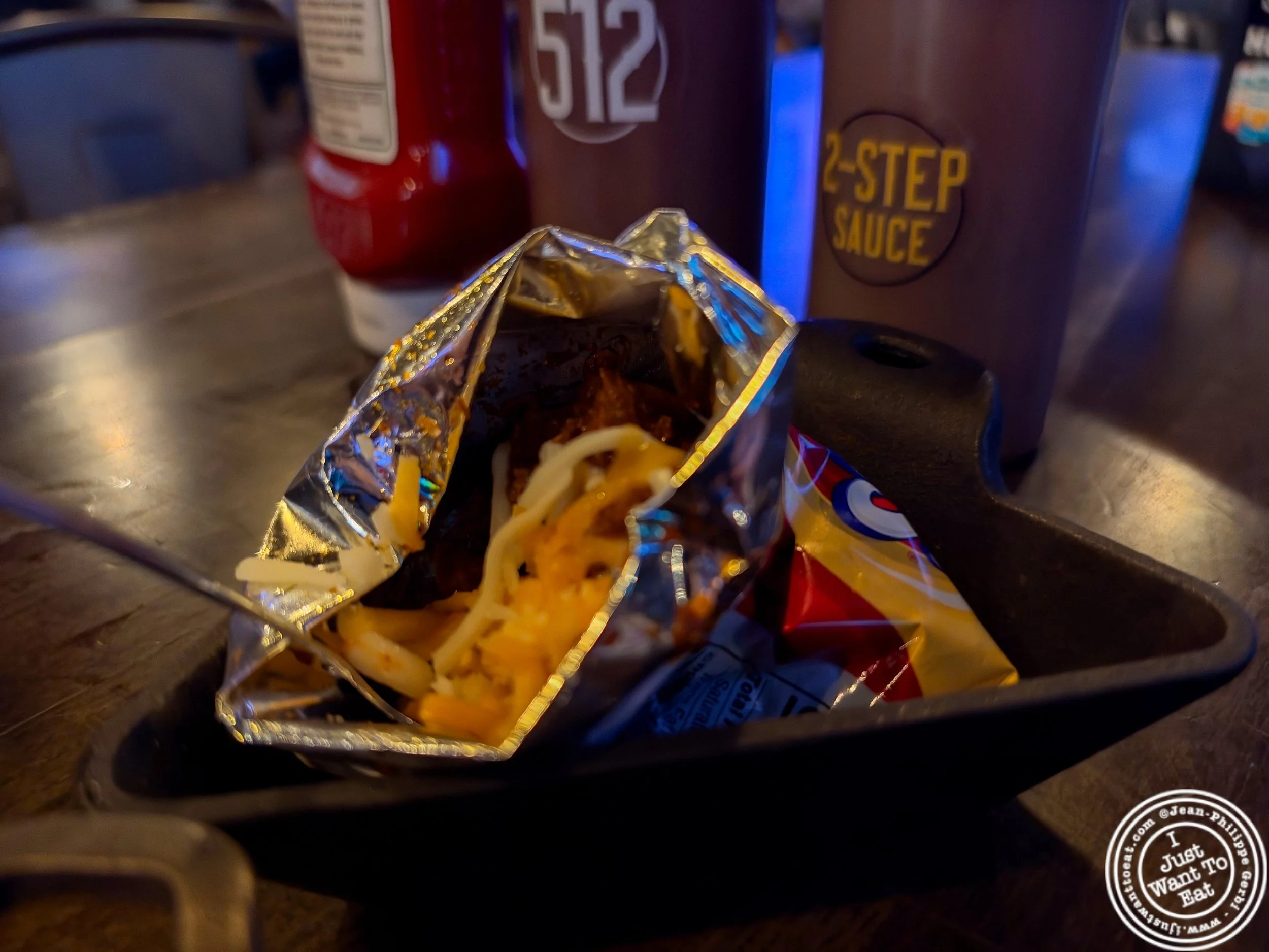 Frito pie at Pork Belly at House Of Que at The American Dream Mall, East Rutherford, NJ