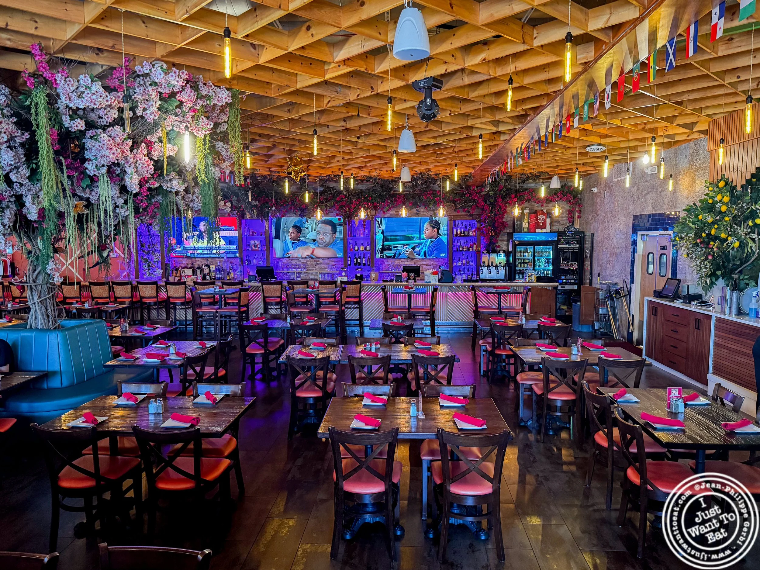 Dining room at Colombian Streakhouse and Lounge in Bound Brook, NJ
