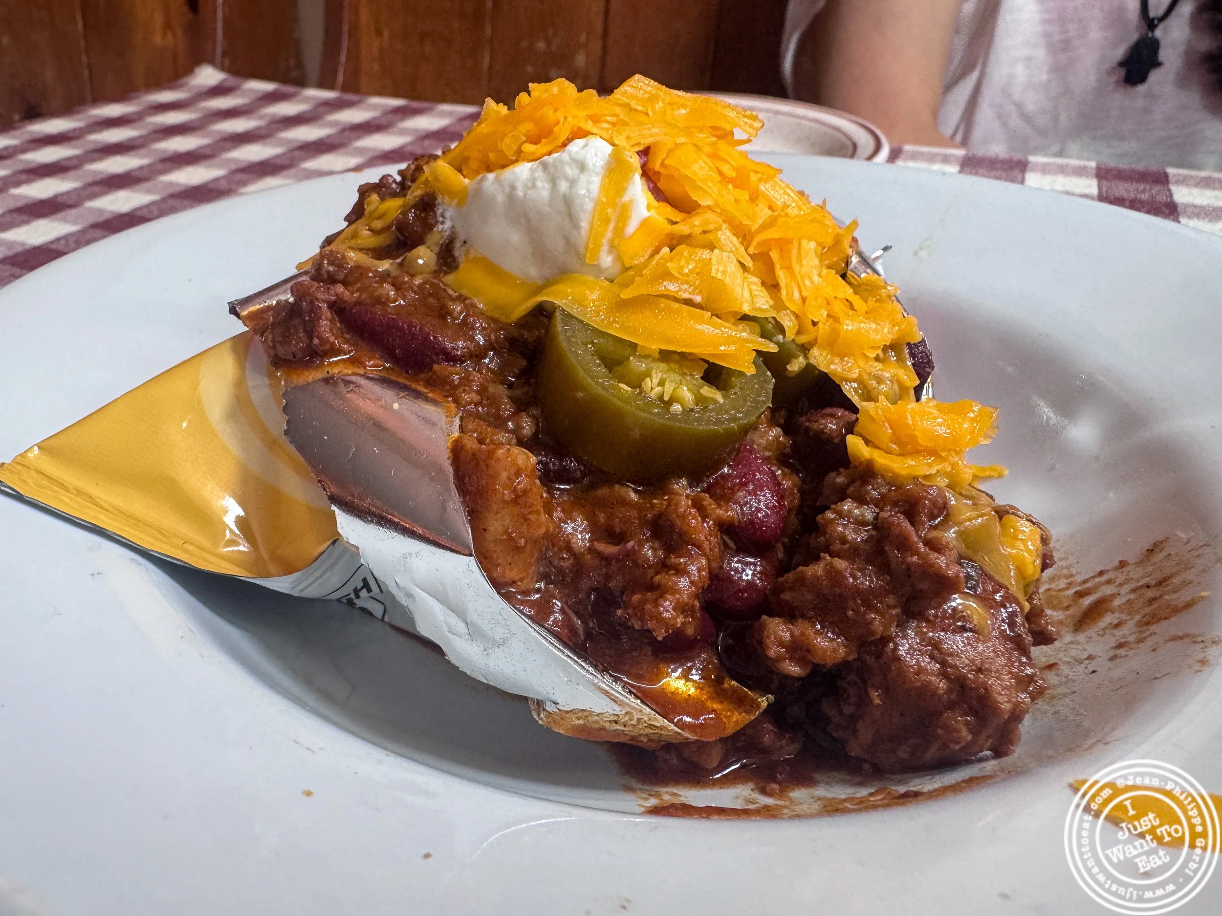 Frito pie at Cowgirl in the West Village, New York, NY