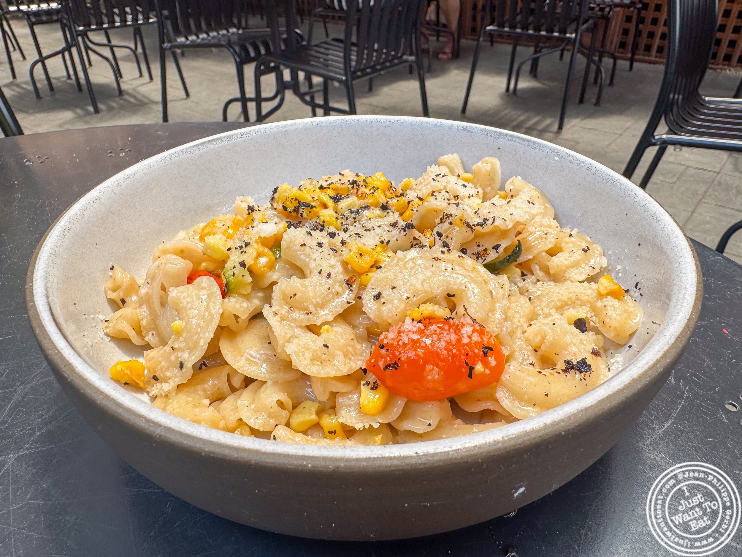 Creste di gallo pasta at Corto in Jersey City Heights
