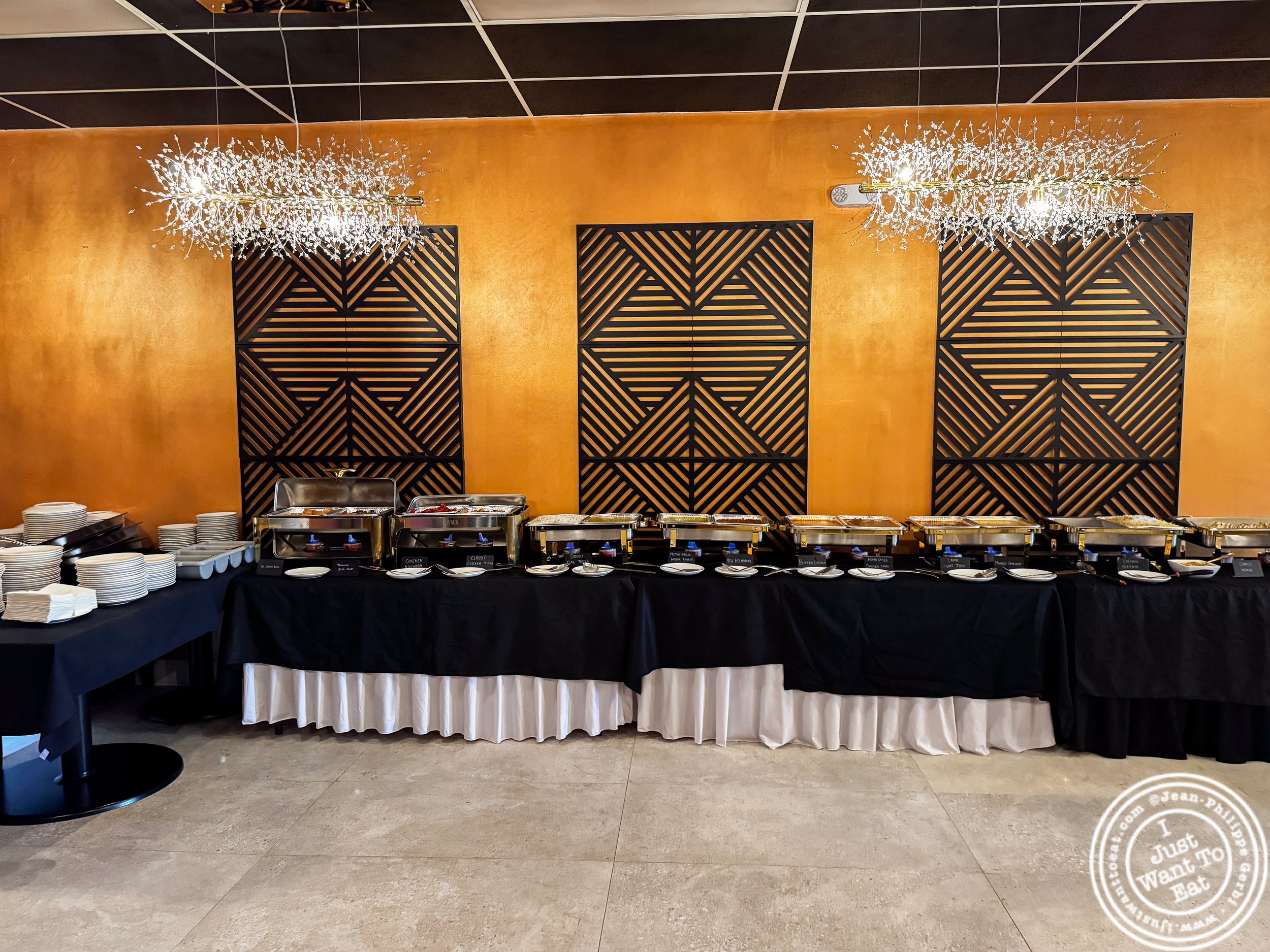 Buffet at Baadshah indian restaurant Freehold, NJ