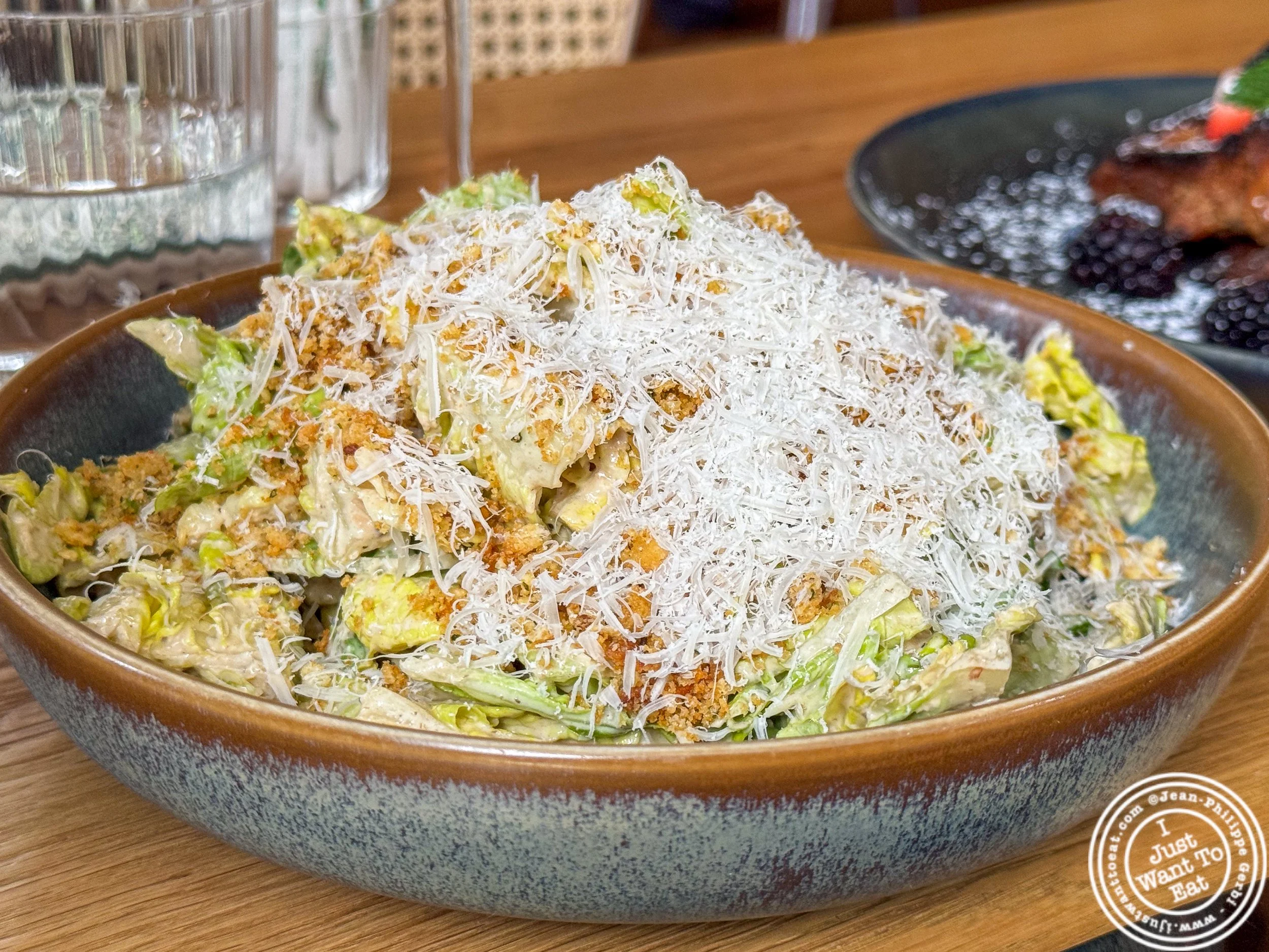 Little gem caesar salad at Leonetta in NYC