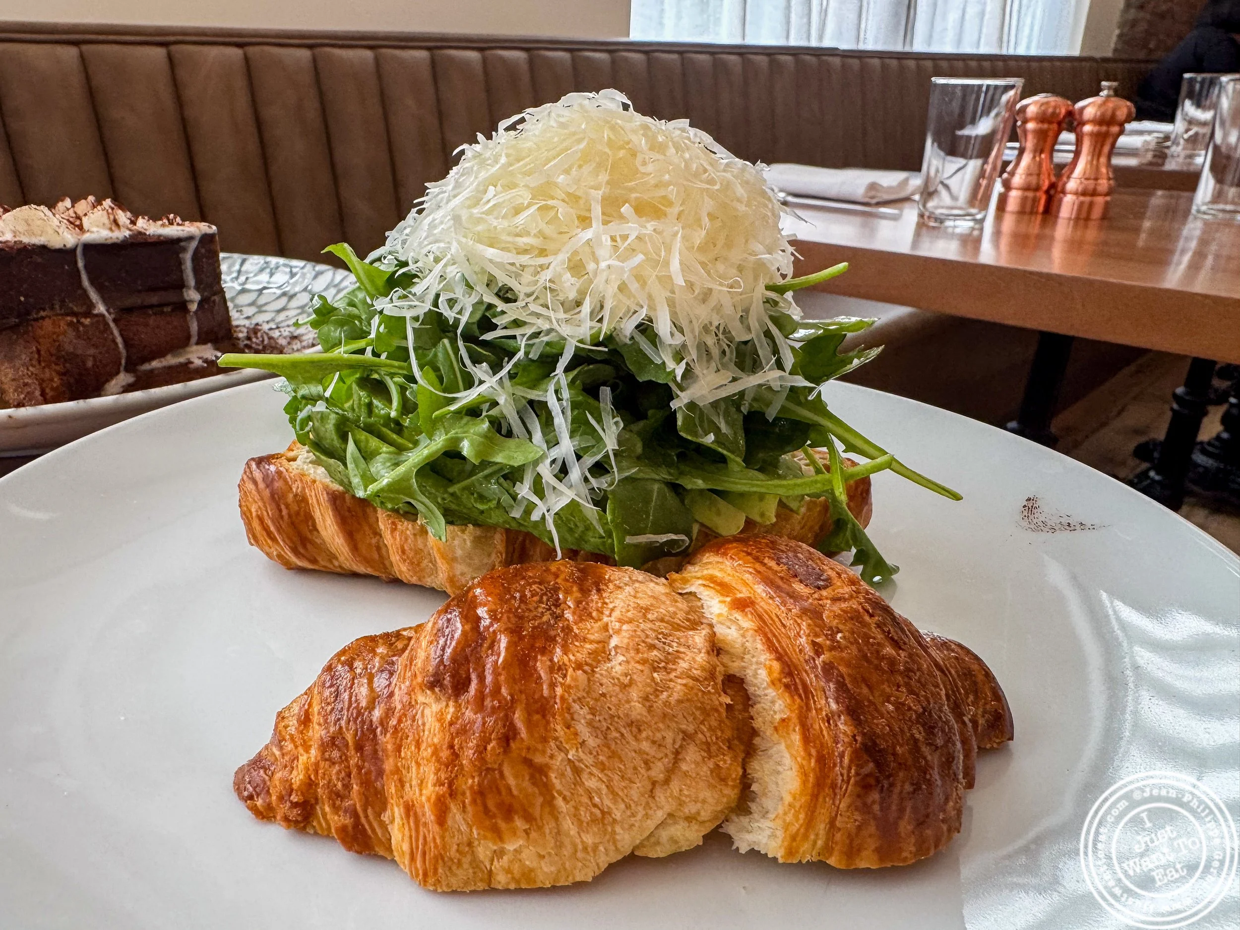 Avocado croissant at Viv & Jules in Hoboken, NJ
