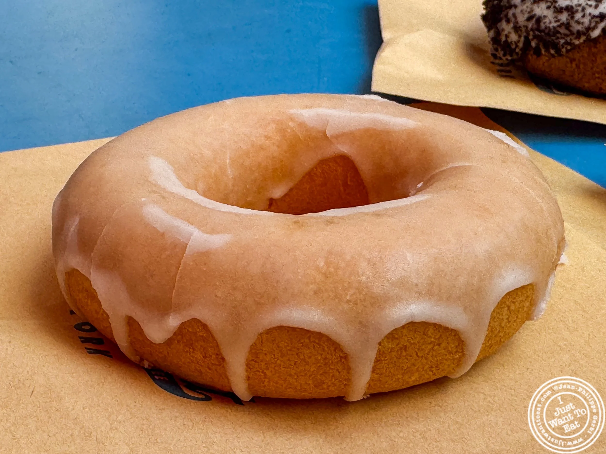 Glazed donut at Bear Donut in NYC,NY