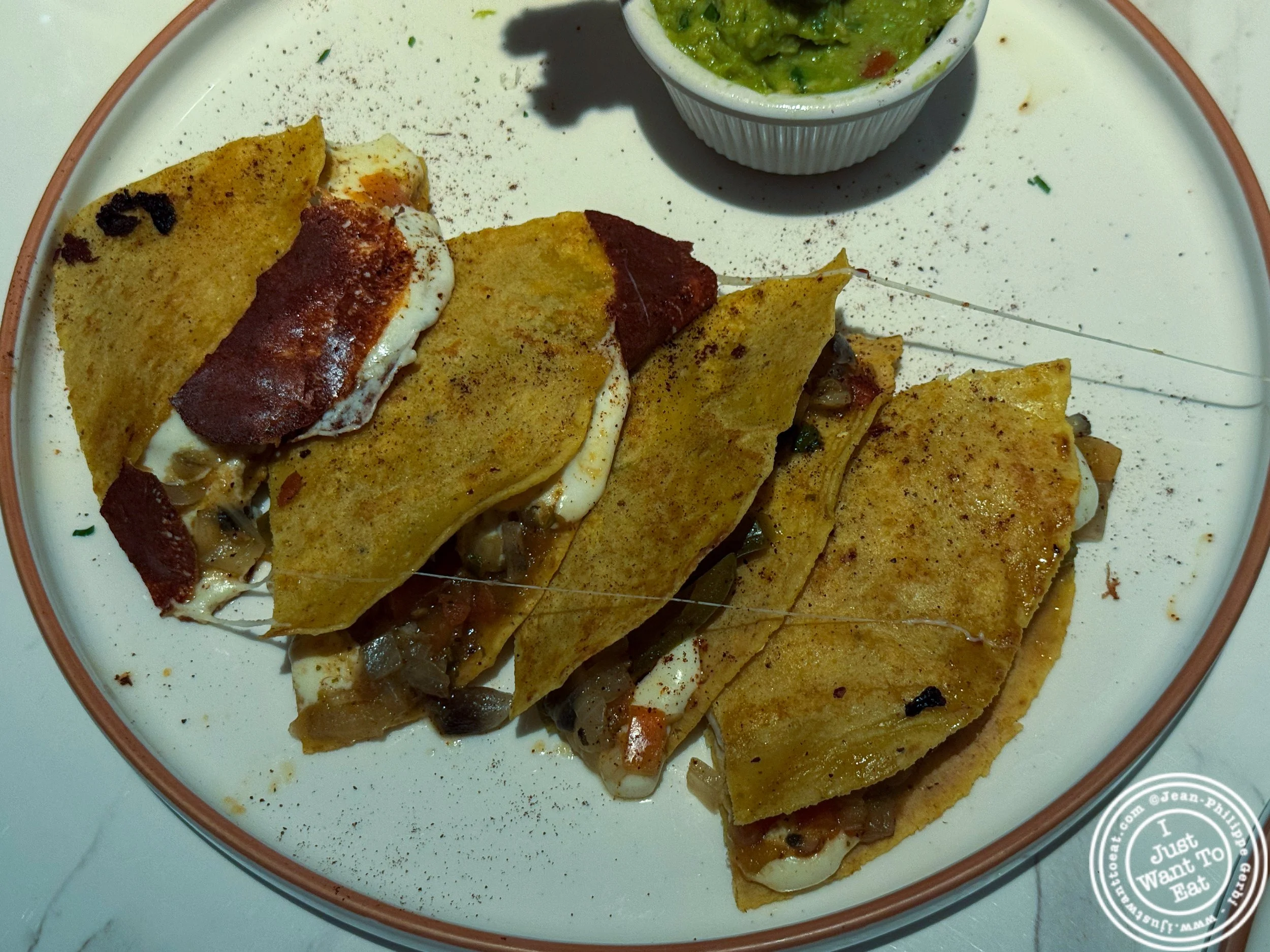 Huilacoche tacos at Meximodo in Jersey City, NJ