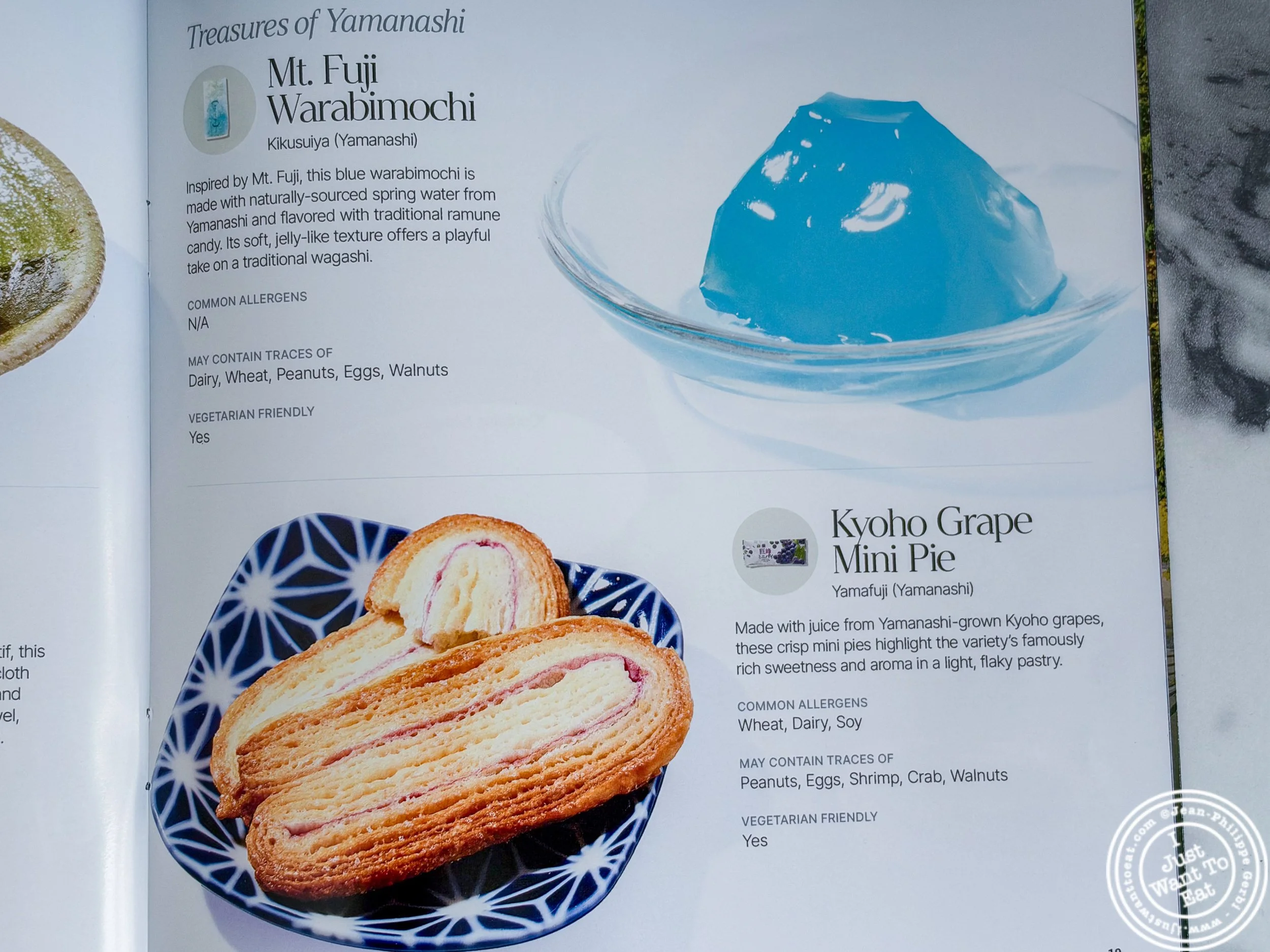 Guide book for Sakuraco Japanese snacks and tea box