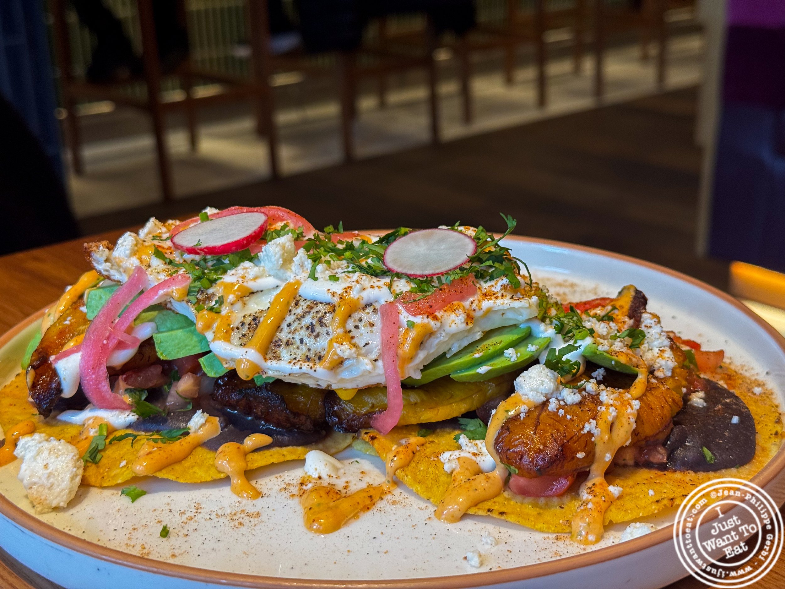 Huevos rancheros at Meximodo in Jersey City, NJ