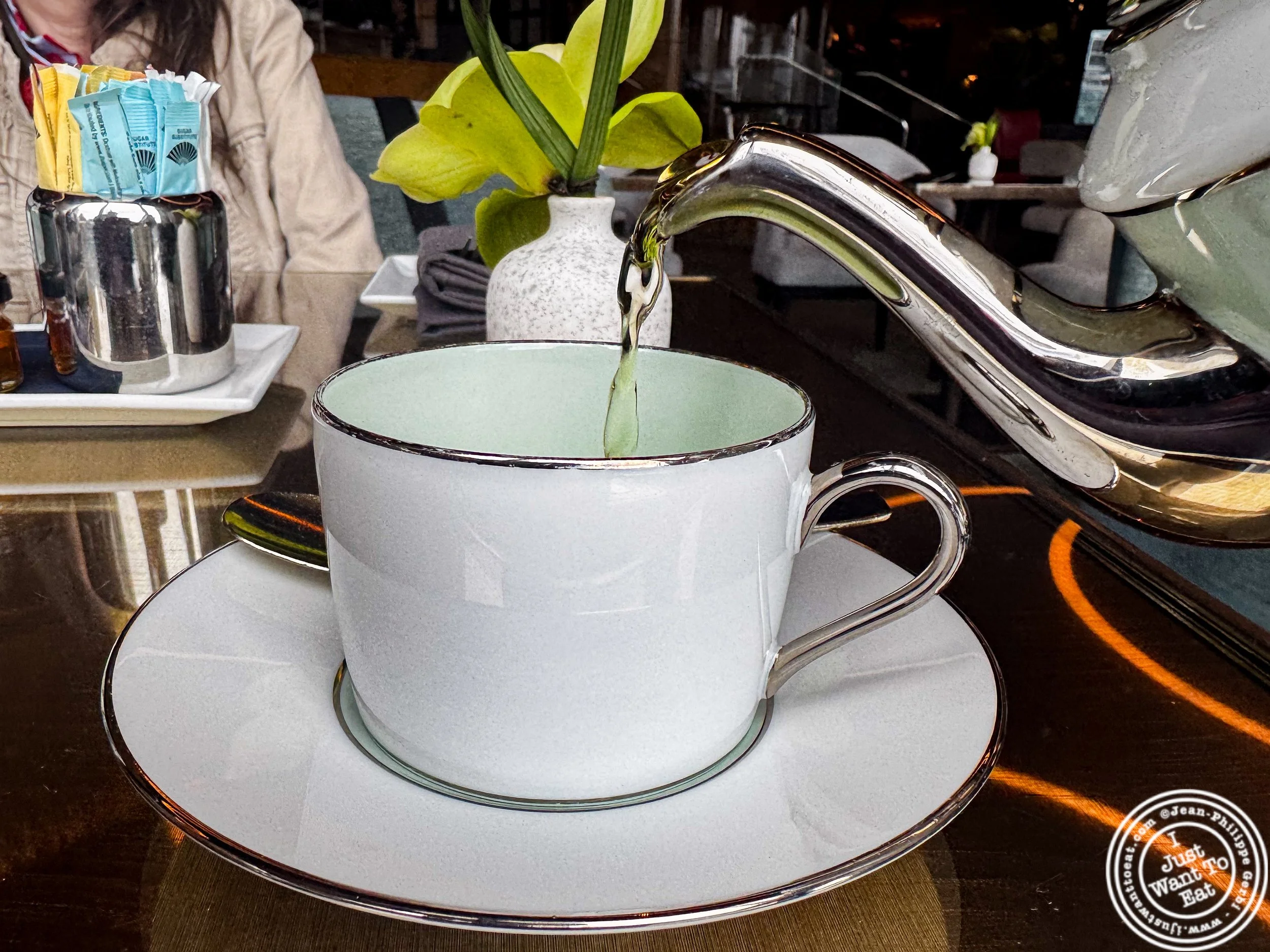 Peppermint tea at The Mandarin Oriental in NYC