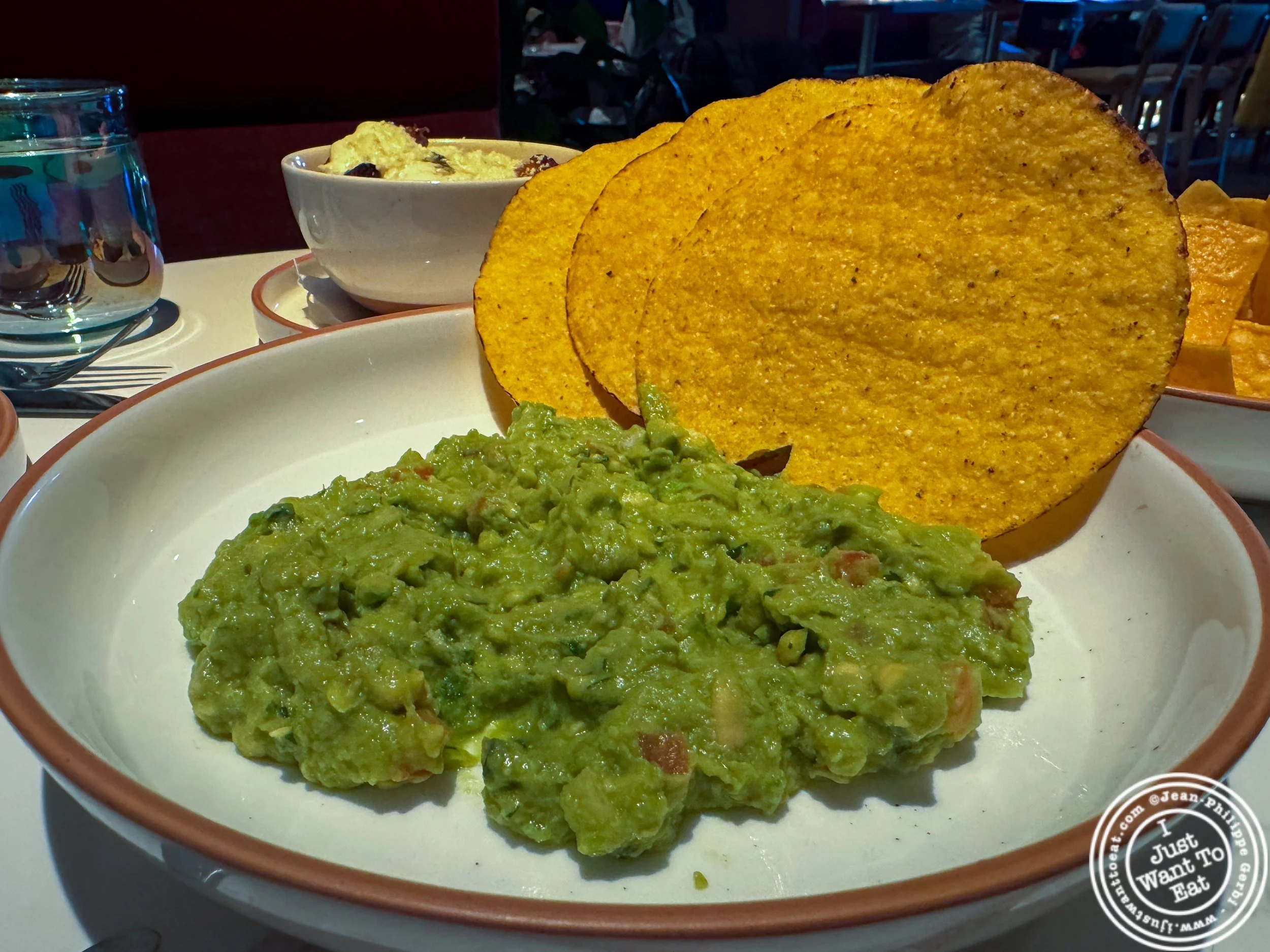 Guacamole and tortilla at Meximodo in Jersey City, NJ