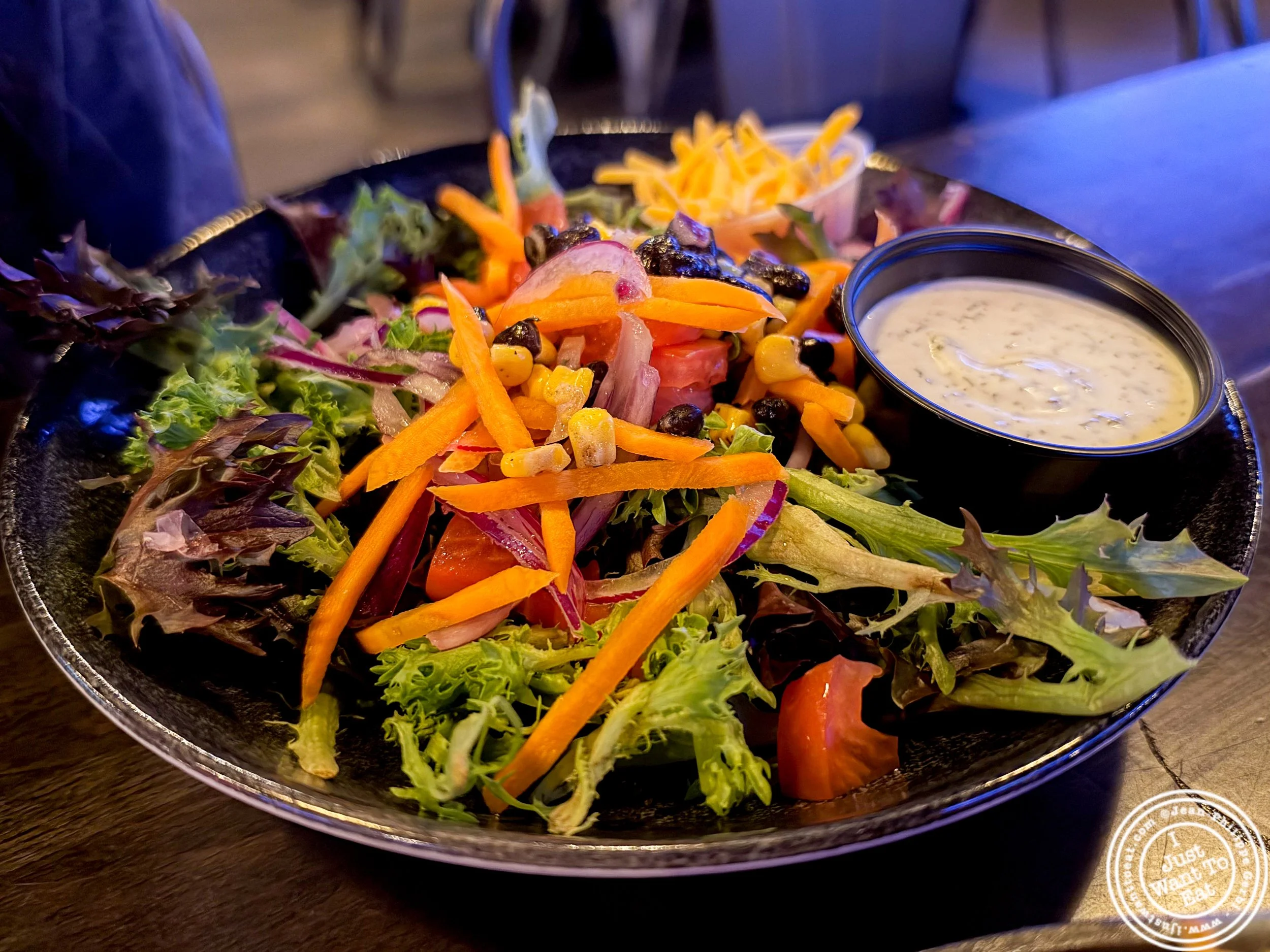 HOQ salad at House Of Que at The American Dream Mall, East Rutherford, NJ