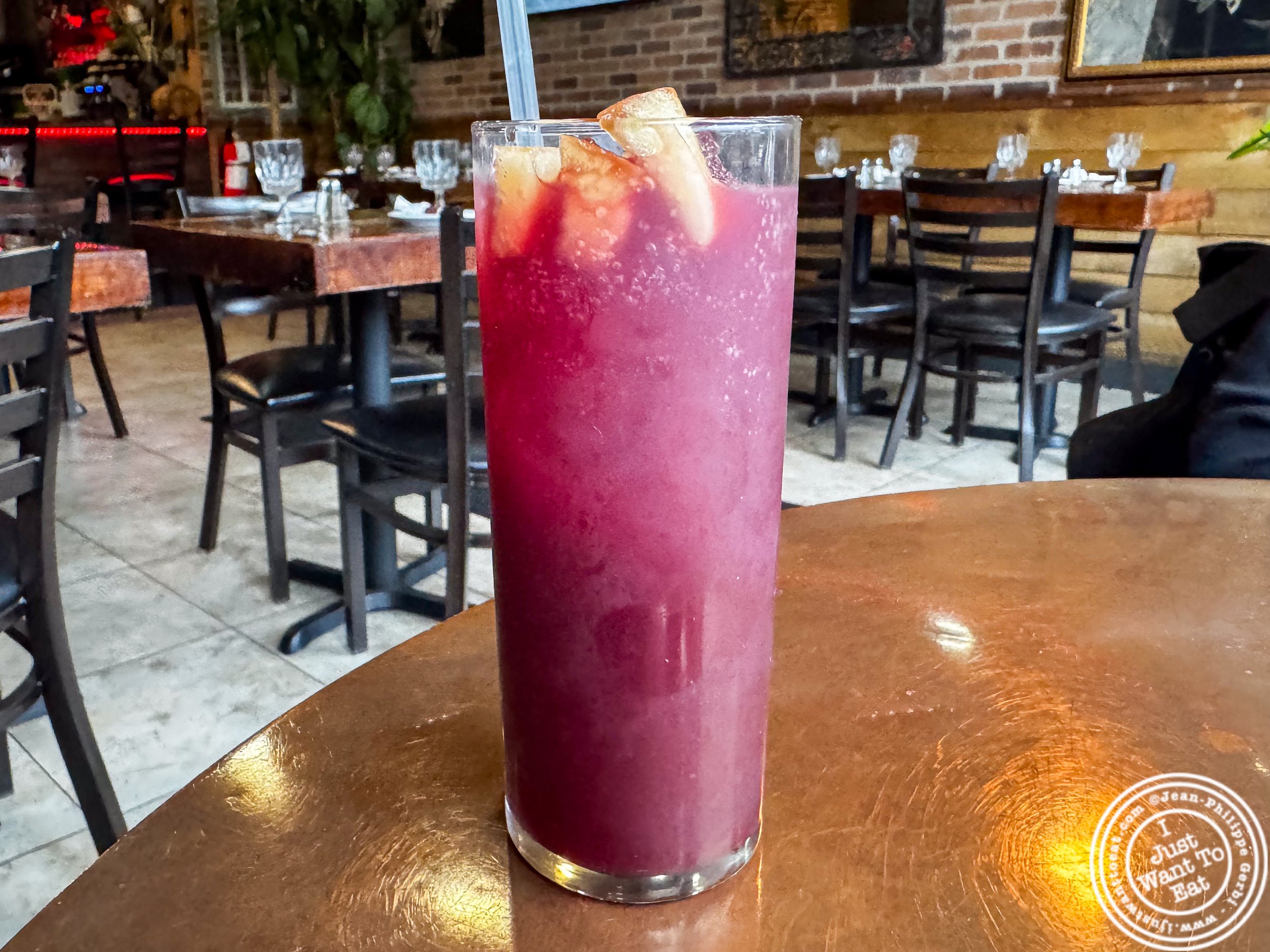 House sangria at Bella Trattoria & Pizzeria in Guttenberg, NJ