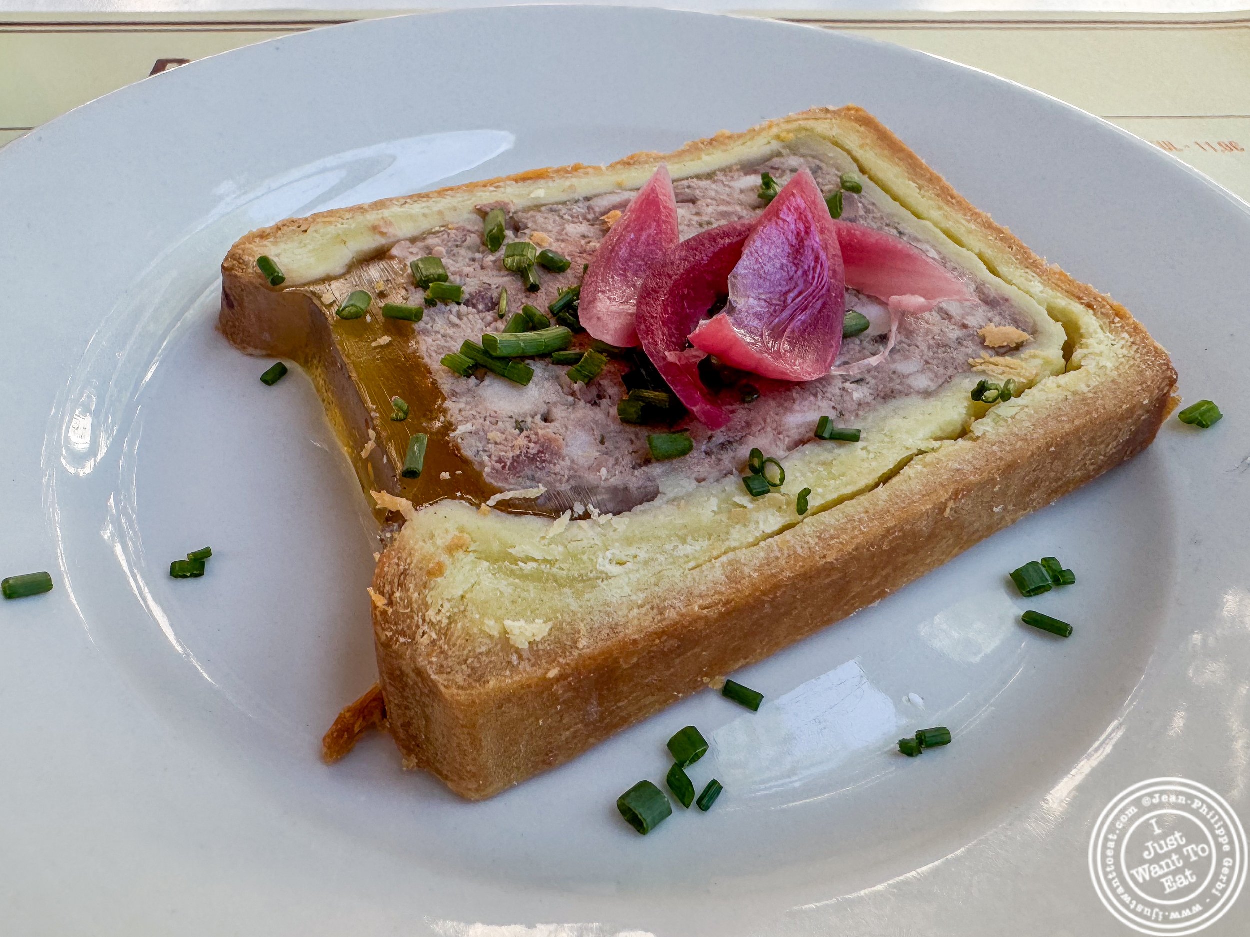 Pate en croute at Bouillon Grenette in Grenoble, France