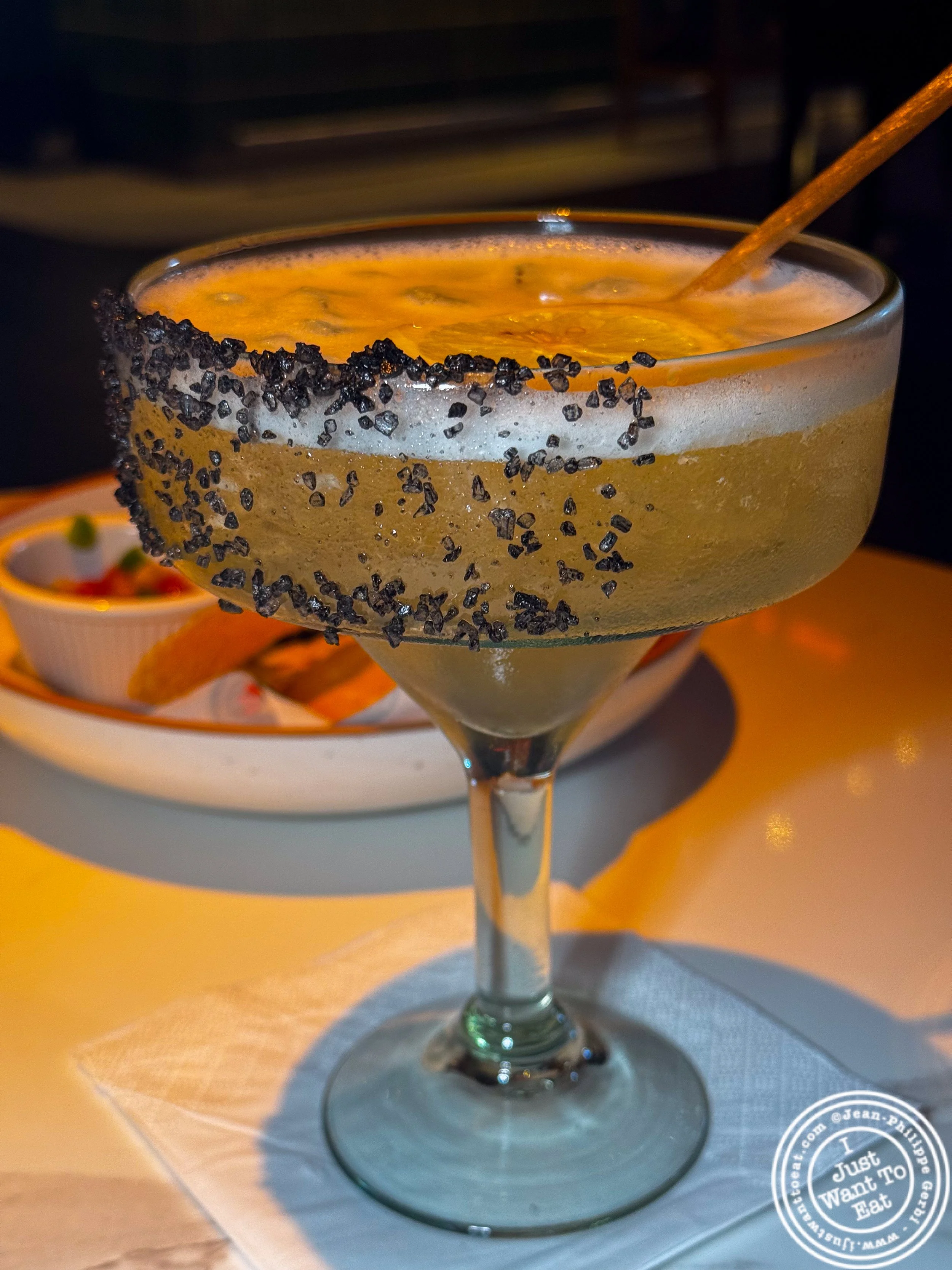 Mango margarita at Meximodo in Jersey City, NJ