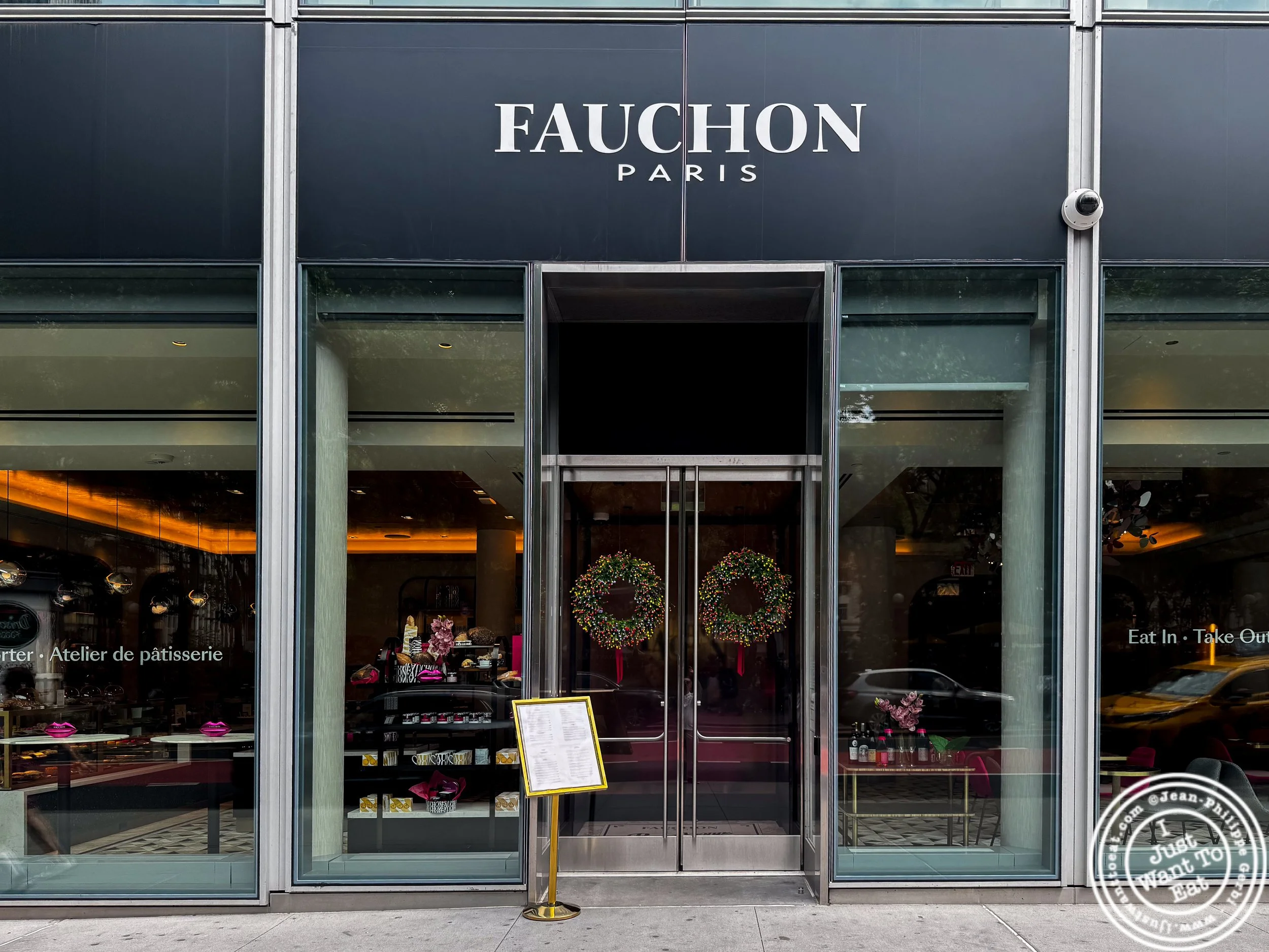 Fauchon across Bryant Park in New York City