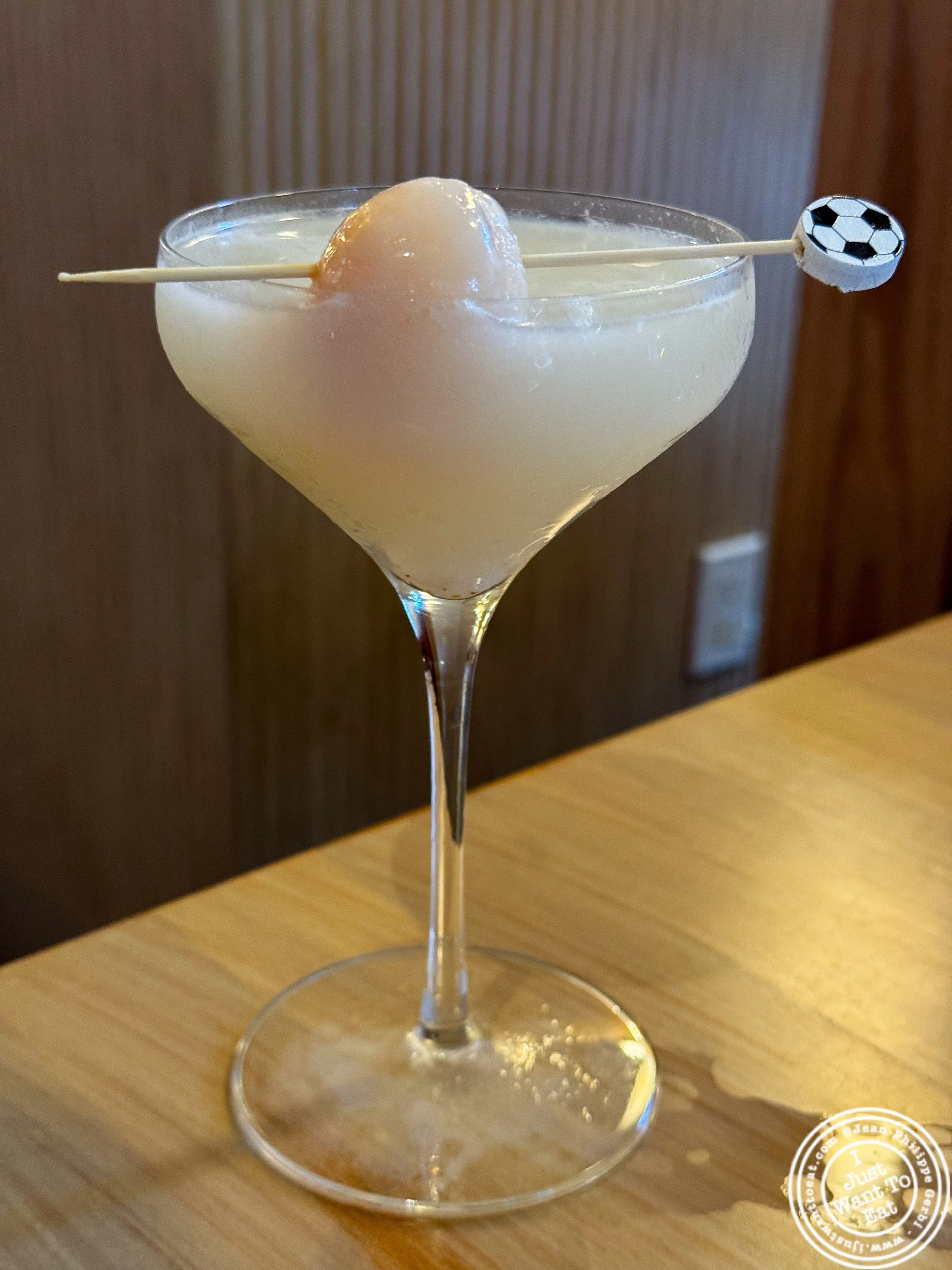 Lychee martini at Happy Tuna, Japanese restaurant in NYC, NY