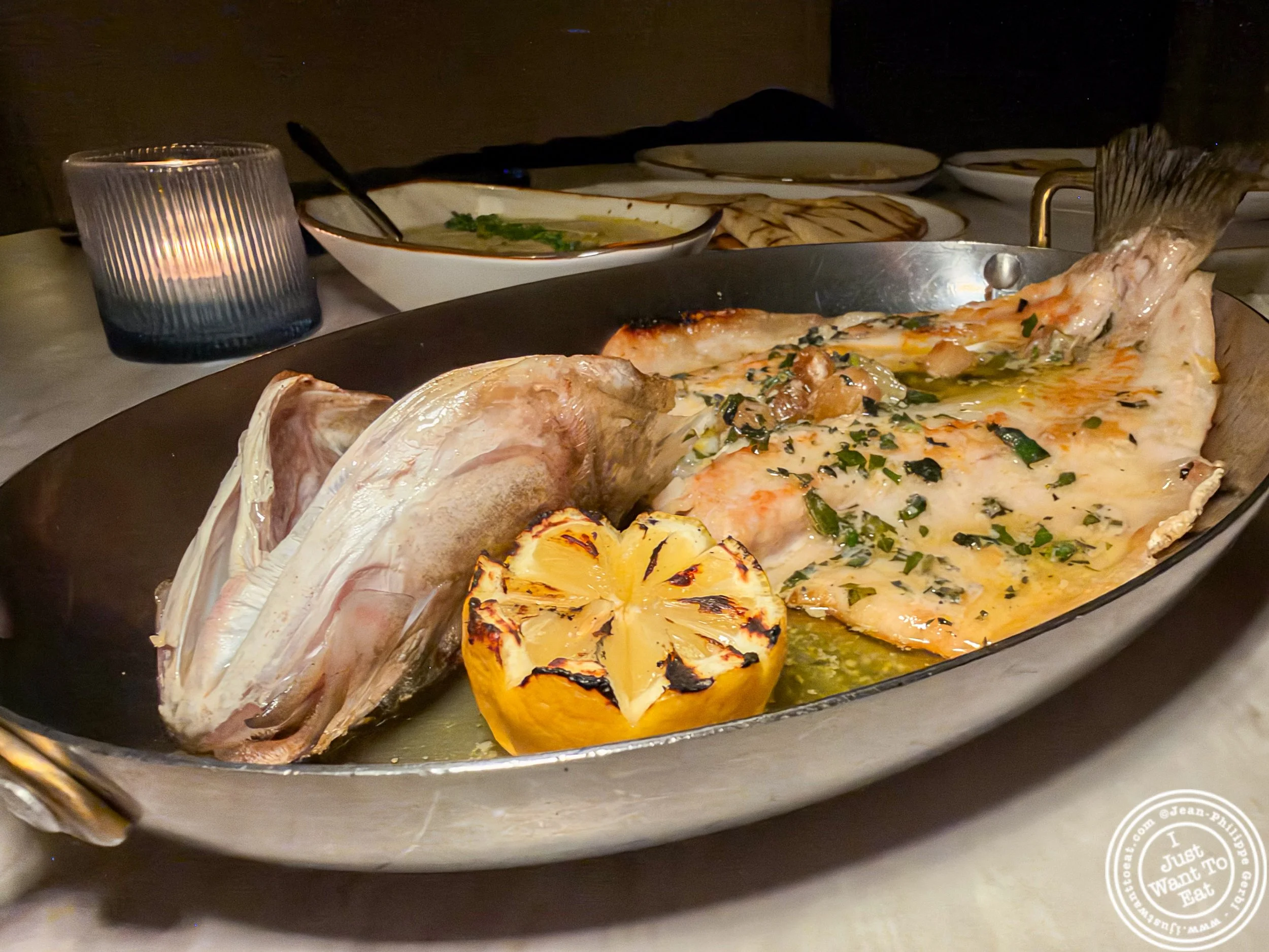 Branzino at Amavi in NYC