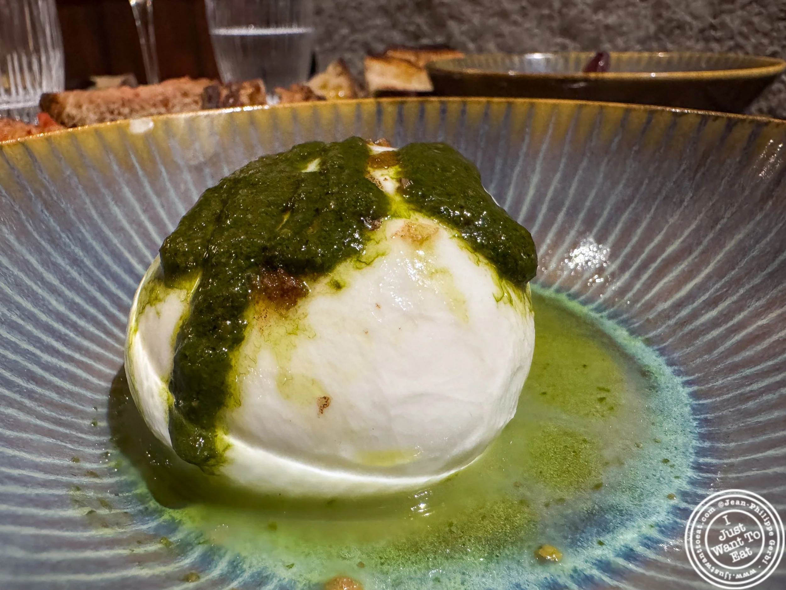 Burrata at Le Clocher in Annecy-Le-Vieux