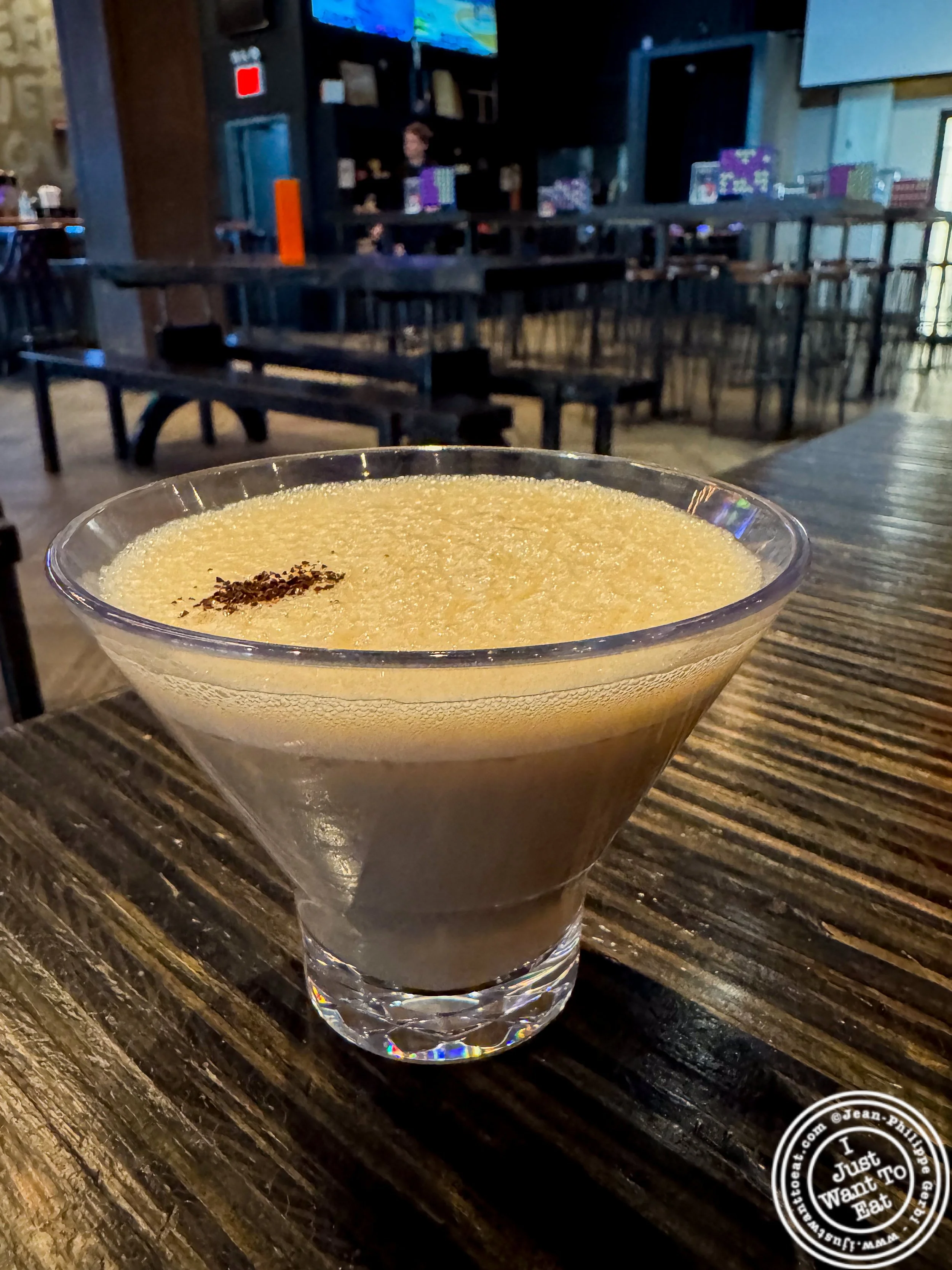 Espresso martini at Clinton Hall 36 in New York, NY