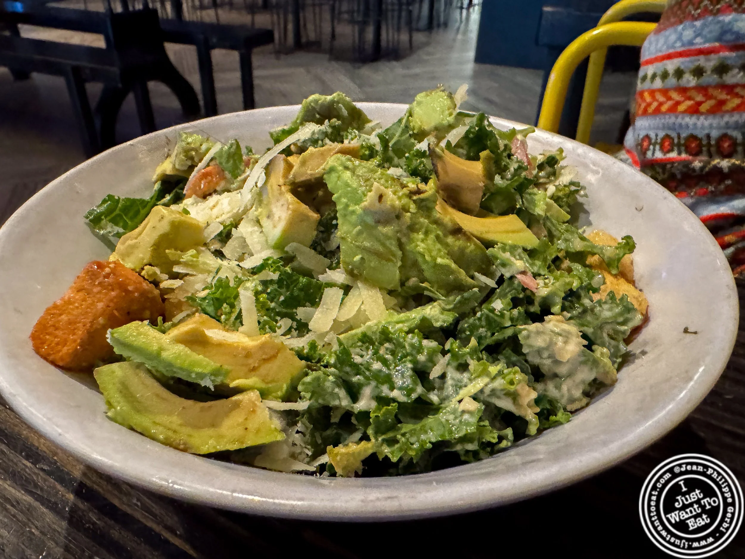 Crunchy Caesar salad at Clinton Hall 36 in New York, NY