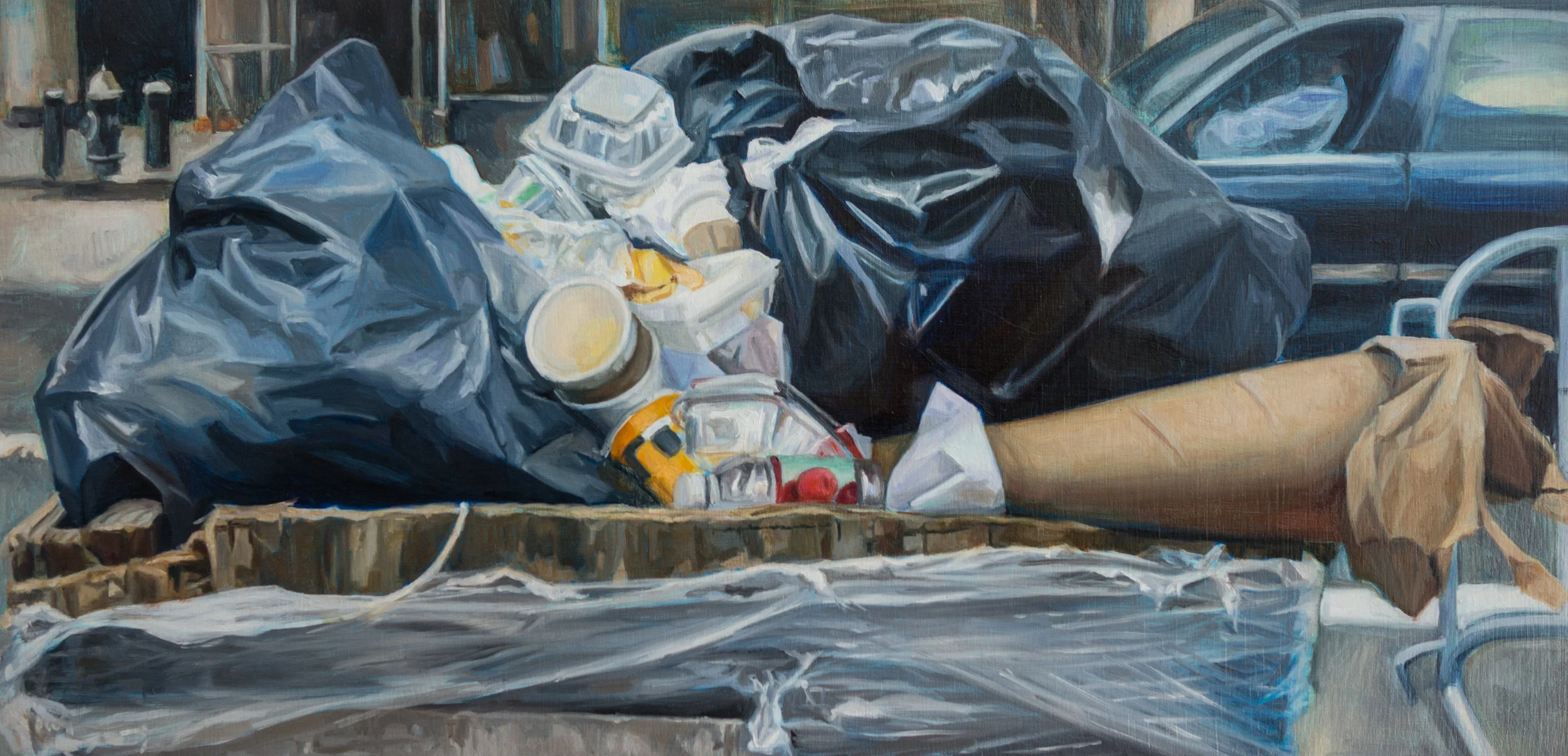 Nestled • oil on panel • 6x12 inches • 2017