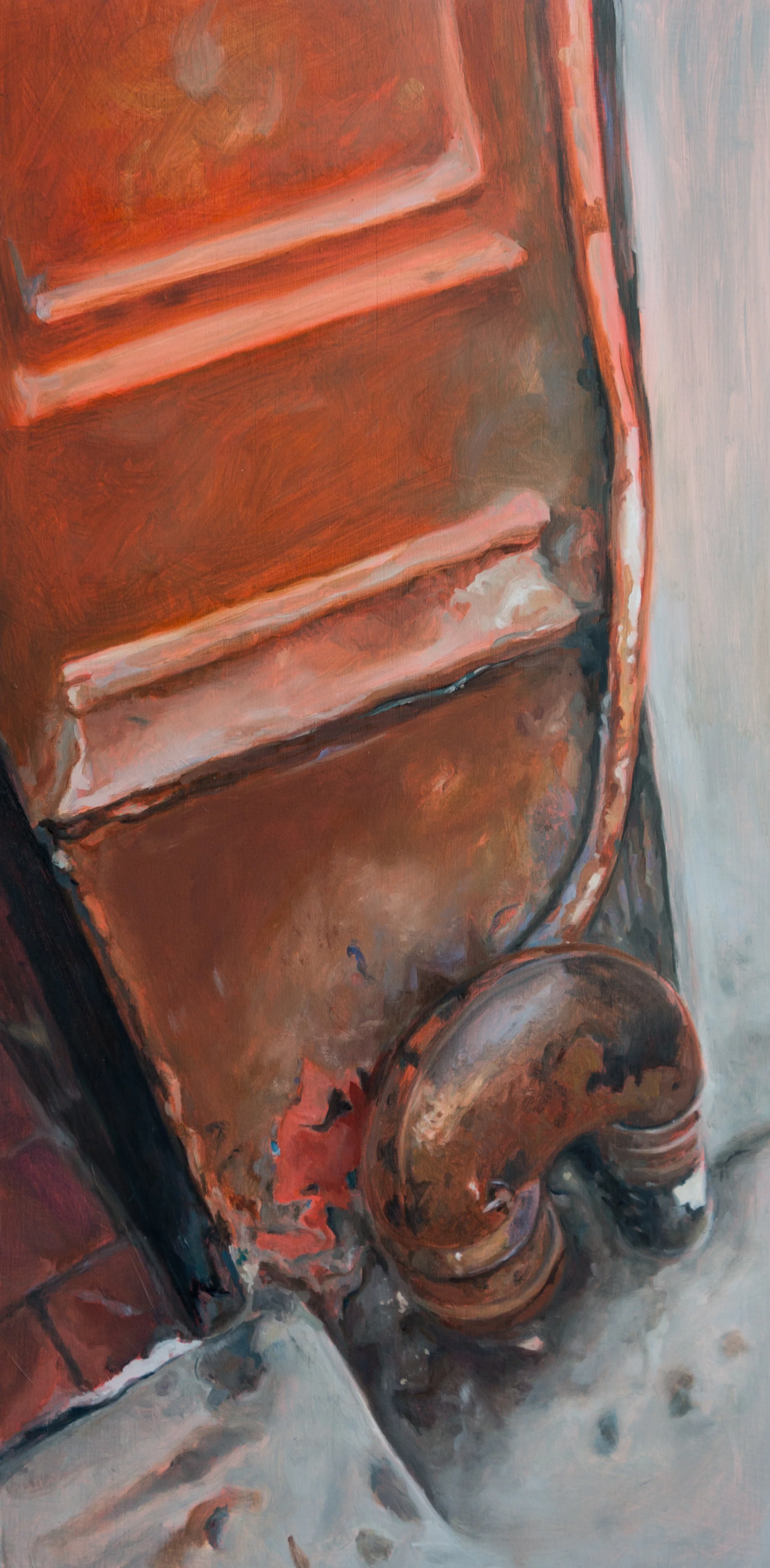 Umblical • oil on panel • 12x6 inches • 2017