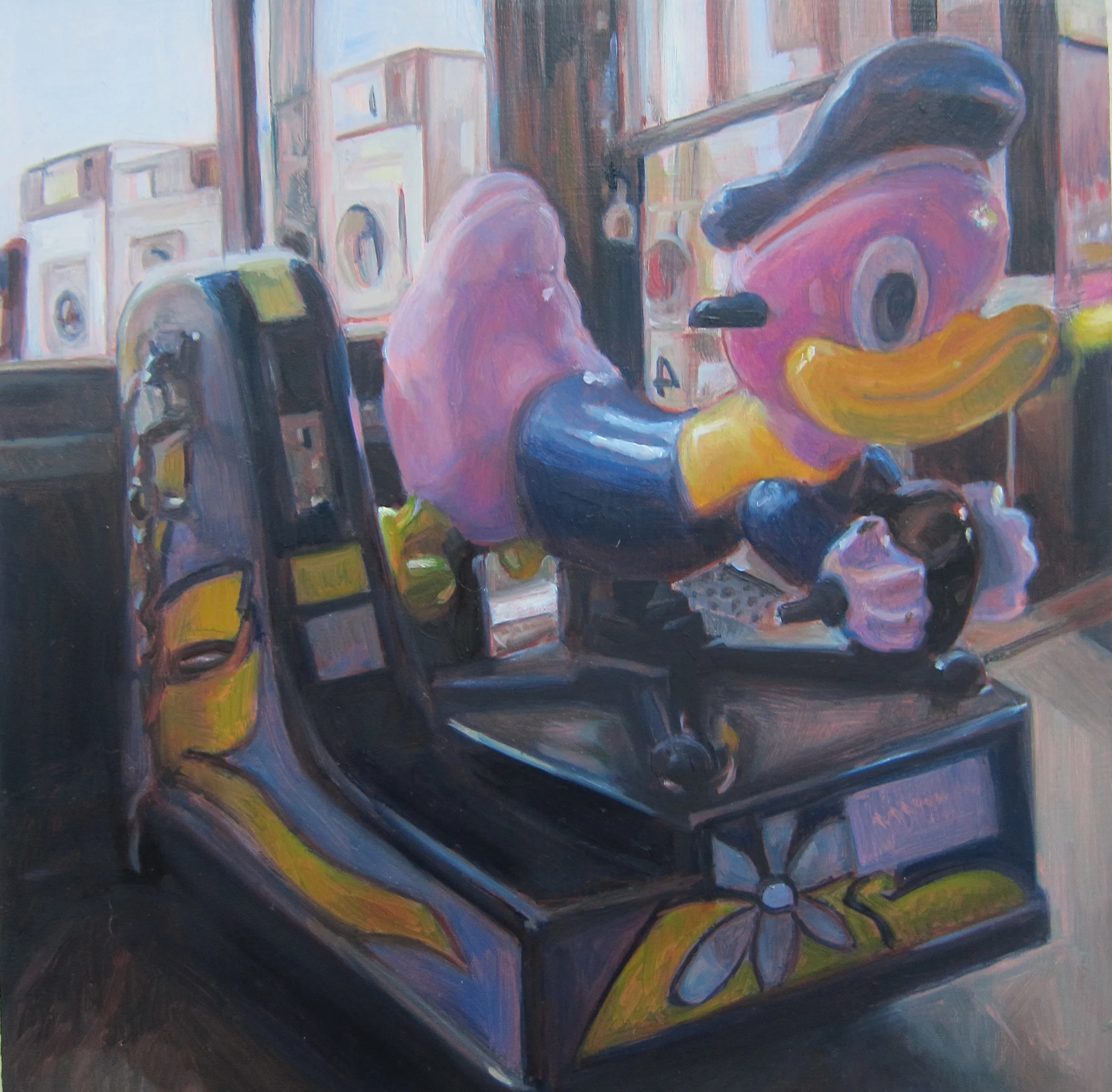 Duck Toy • oil on panel • 6x16 inches • 2017