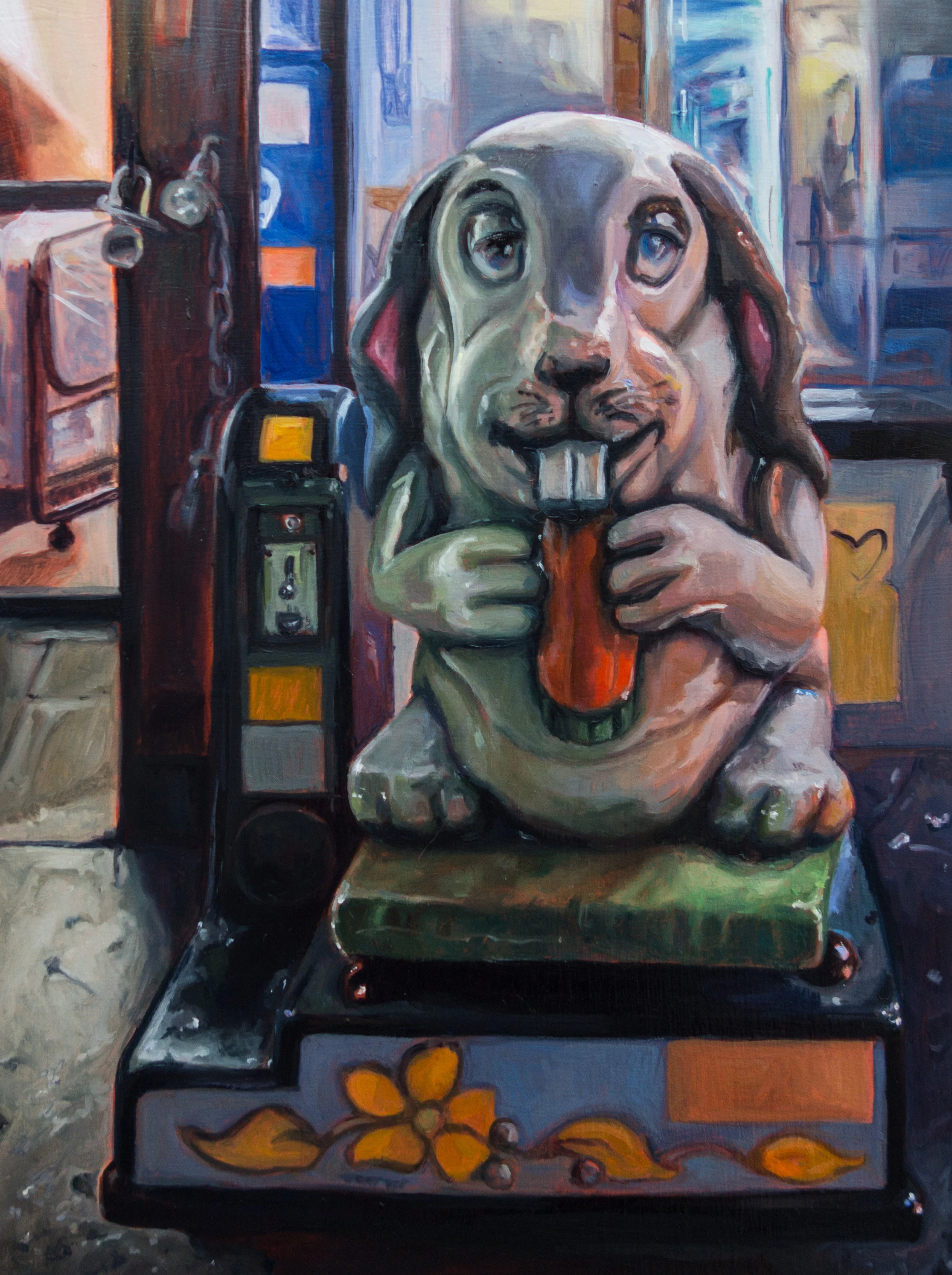 Rabbit • oil on panel • 8x6 inches • 2017