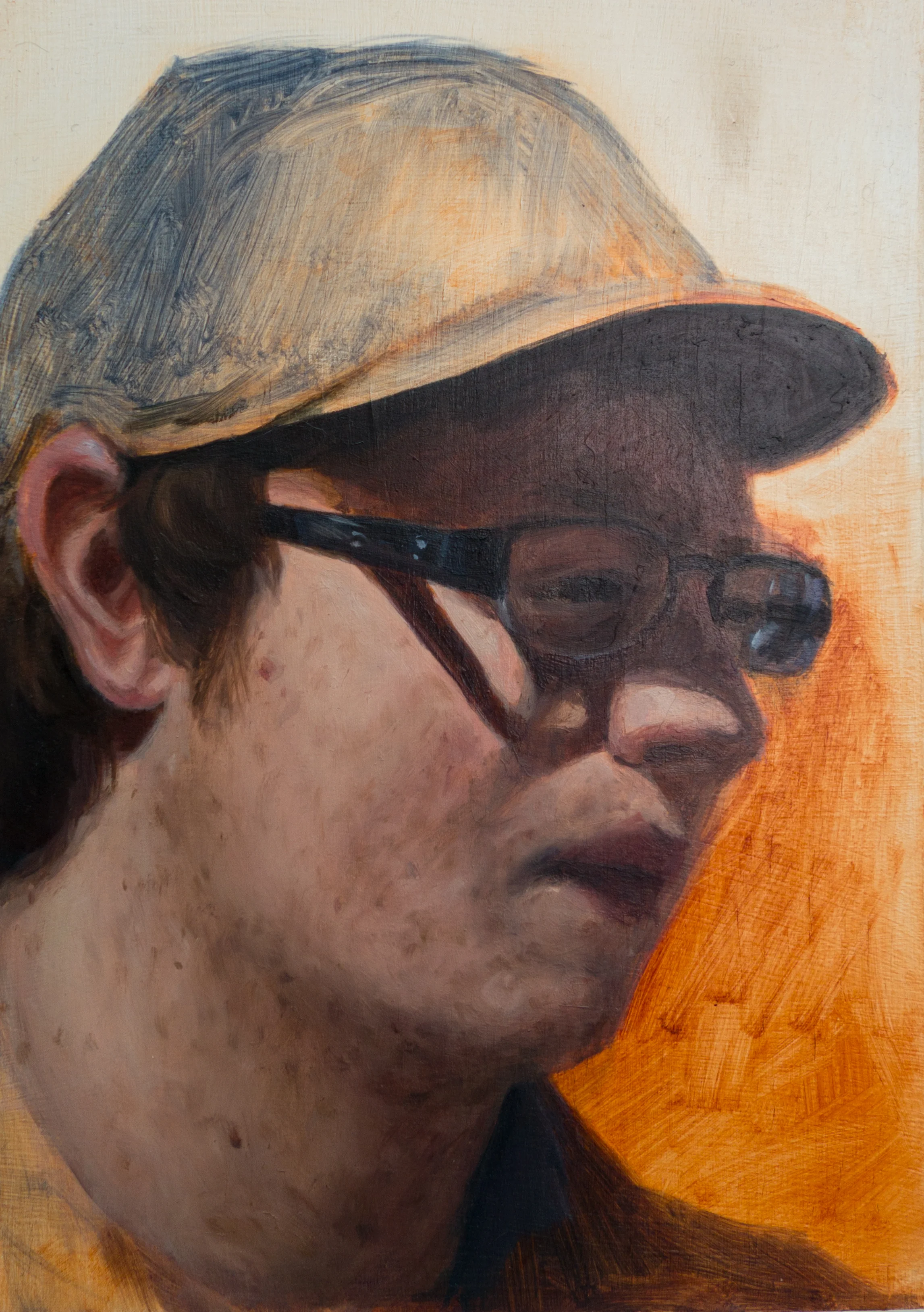  Freckles • oil on panel • 7x5 inches • 2017 