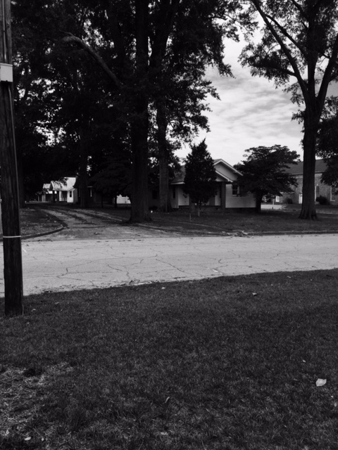 Psychiatrists and nurses lived on campus in these little houses. 