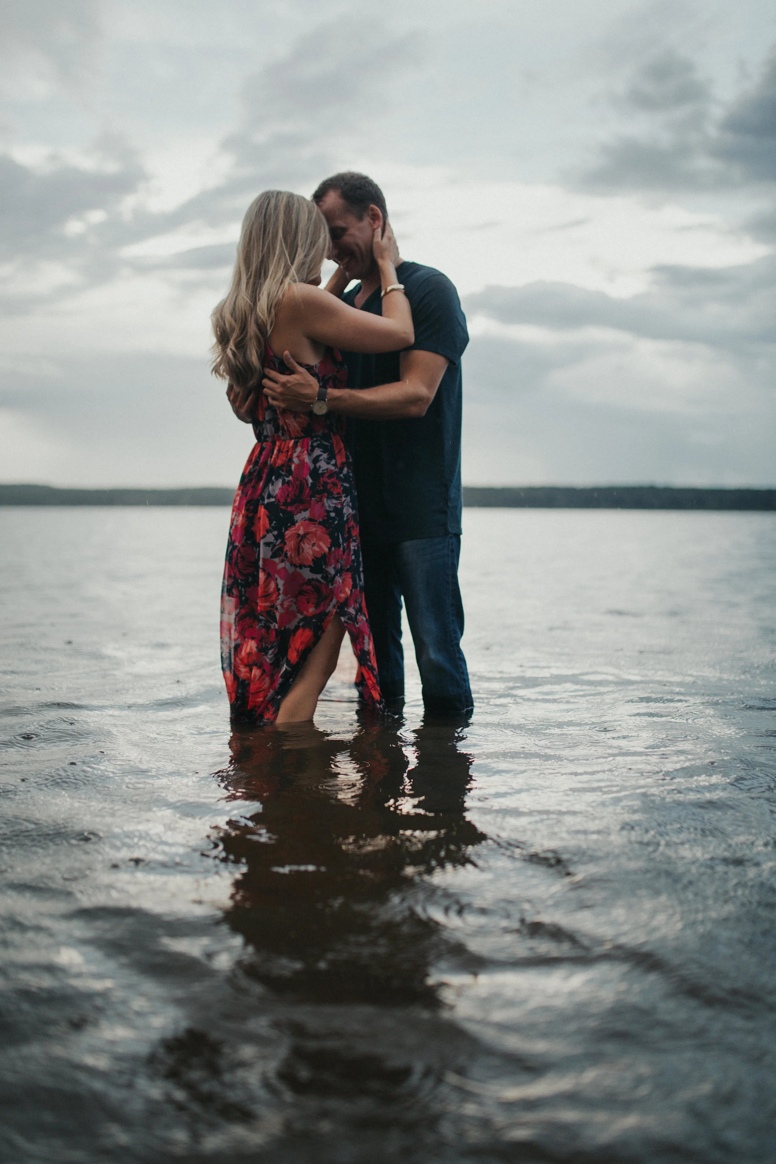 Kelley Deal Photography Durham Wedding Photographer, Lake Engagement Photo, Beach Engagement Photo, Falls Lake, Raleigh Wedding Photographer