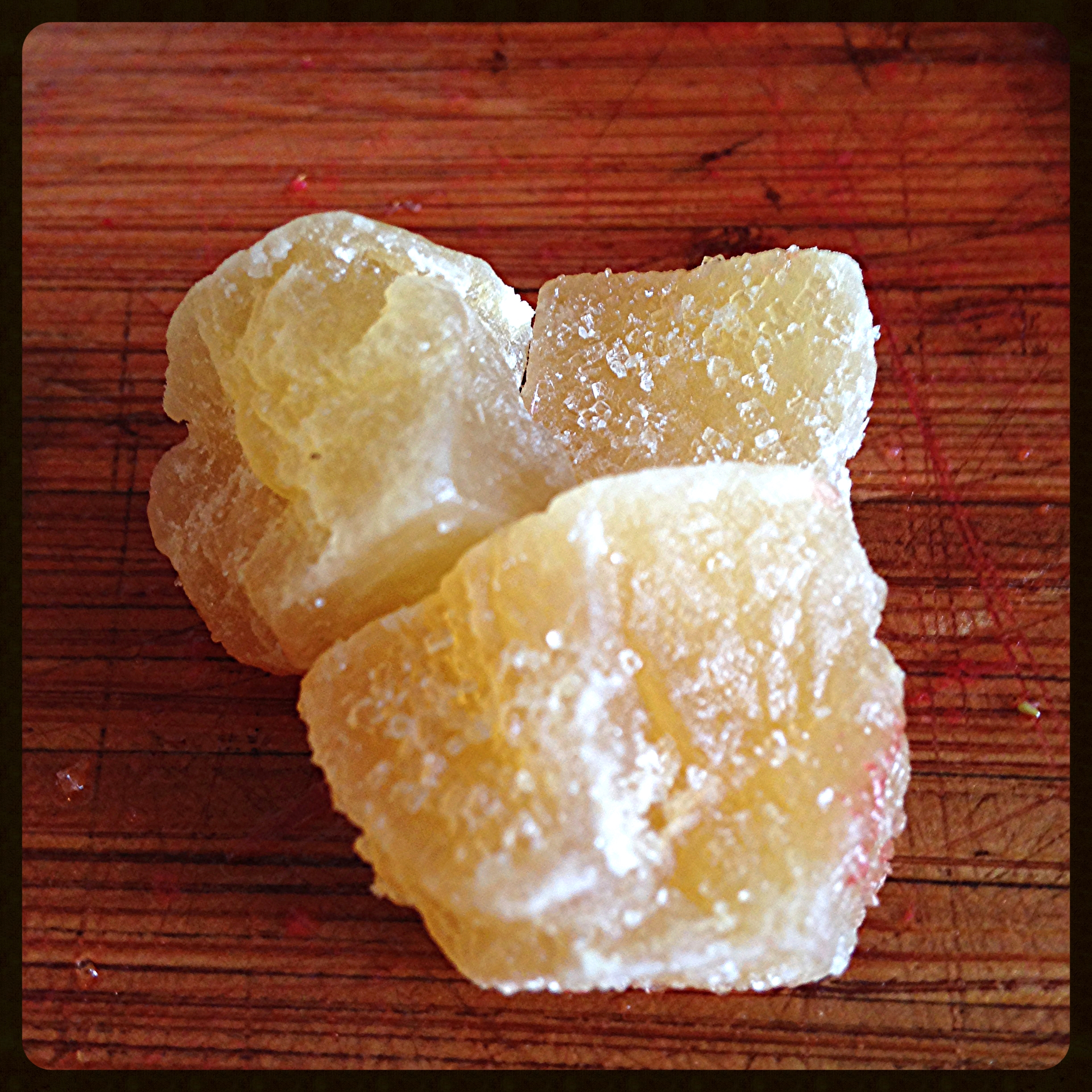 Crystallized ginger 
