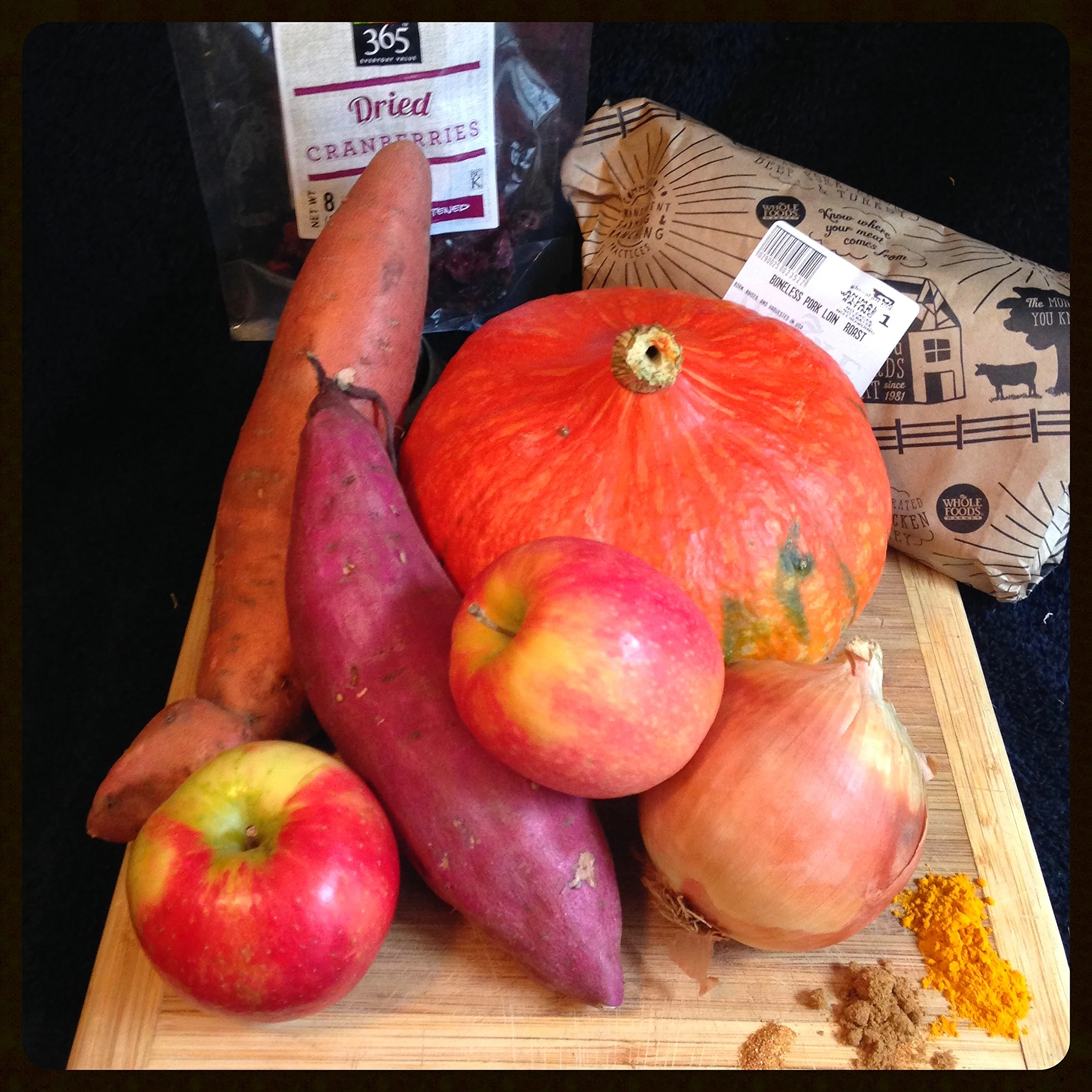 Slow Cooked Autumn Pork Roast Ingredients