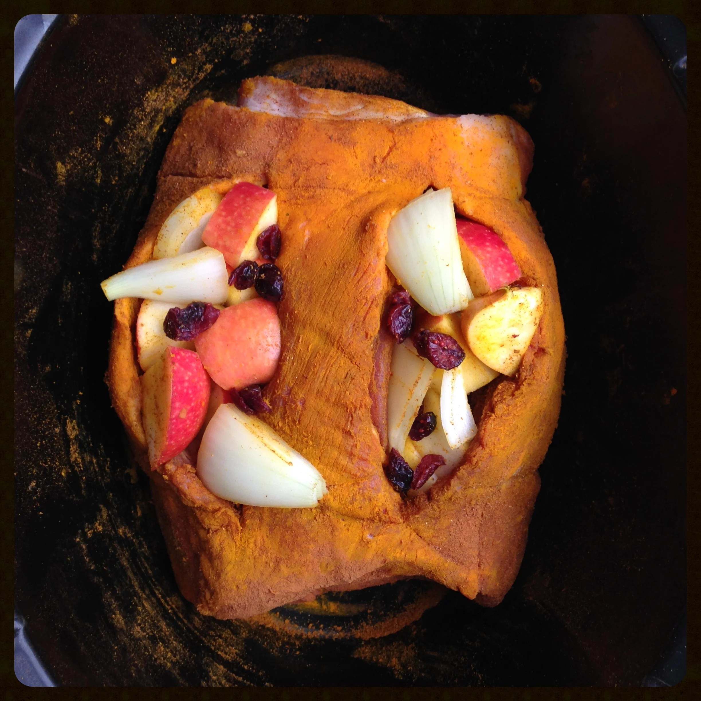 Stuffed pork roast 
