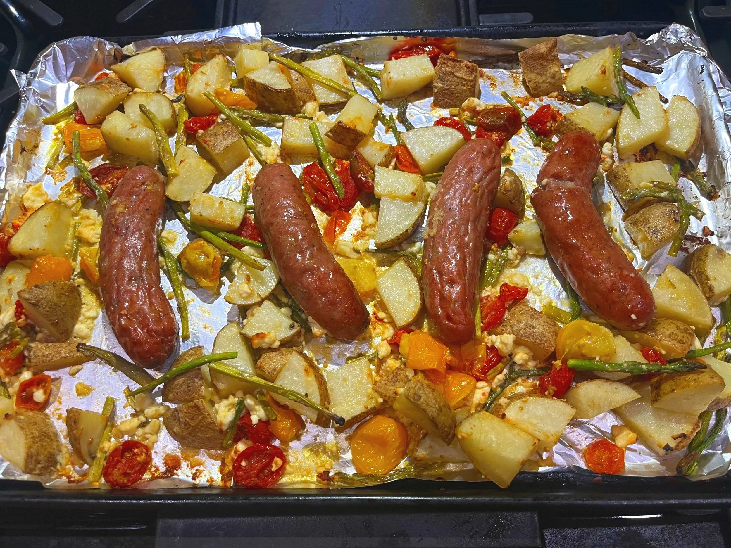 Sheet Pan Chicken Sausage 
