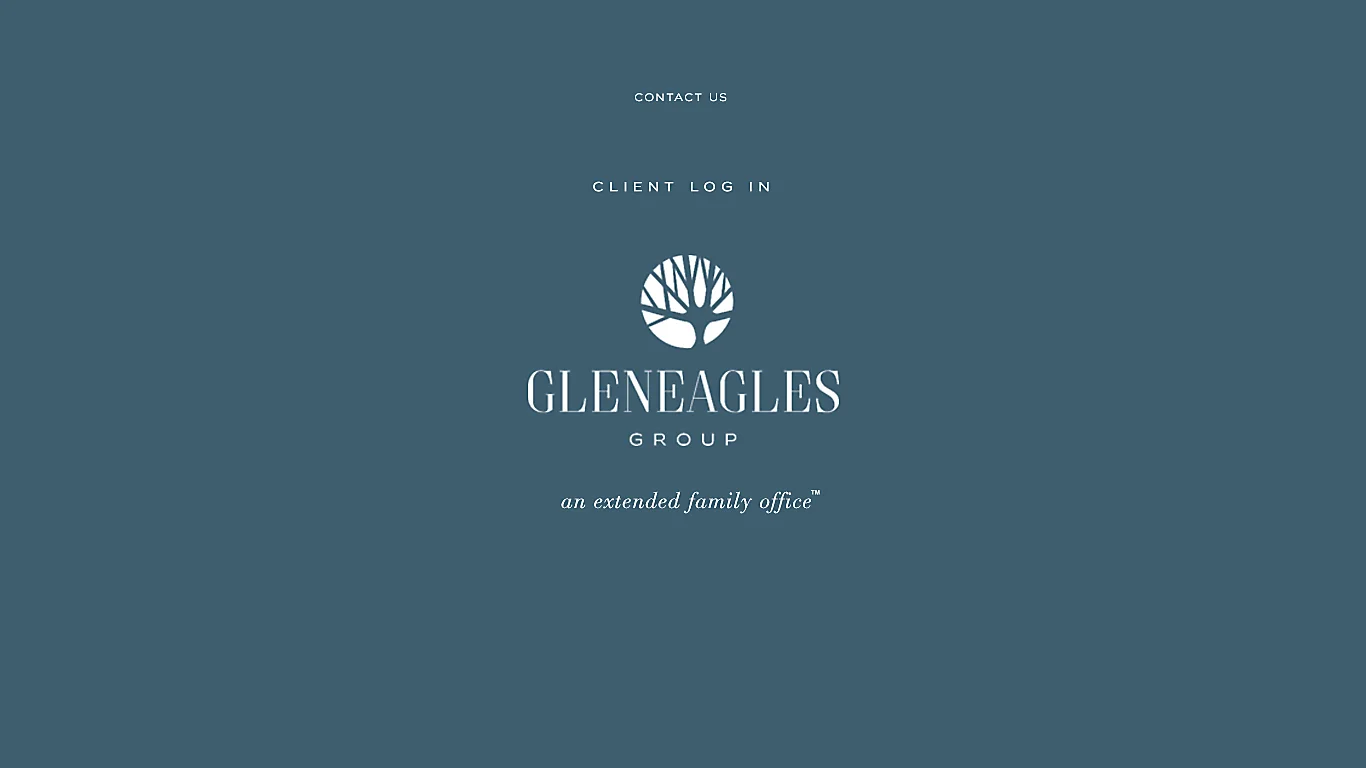 Landing page for Gleneagles Group rebrand