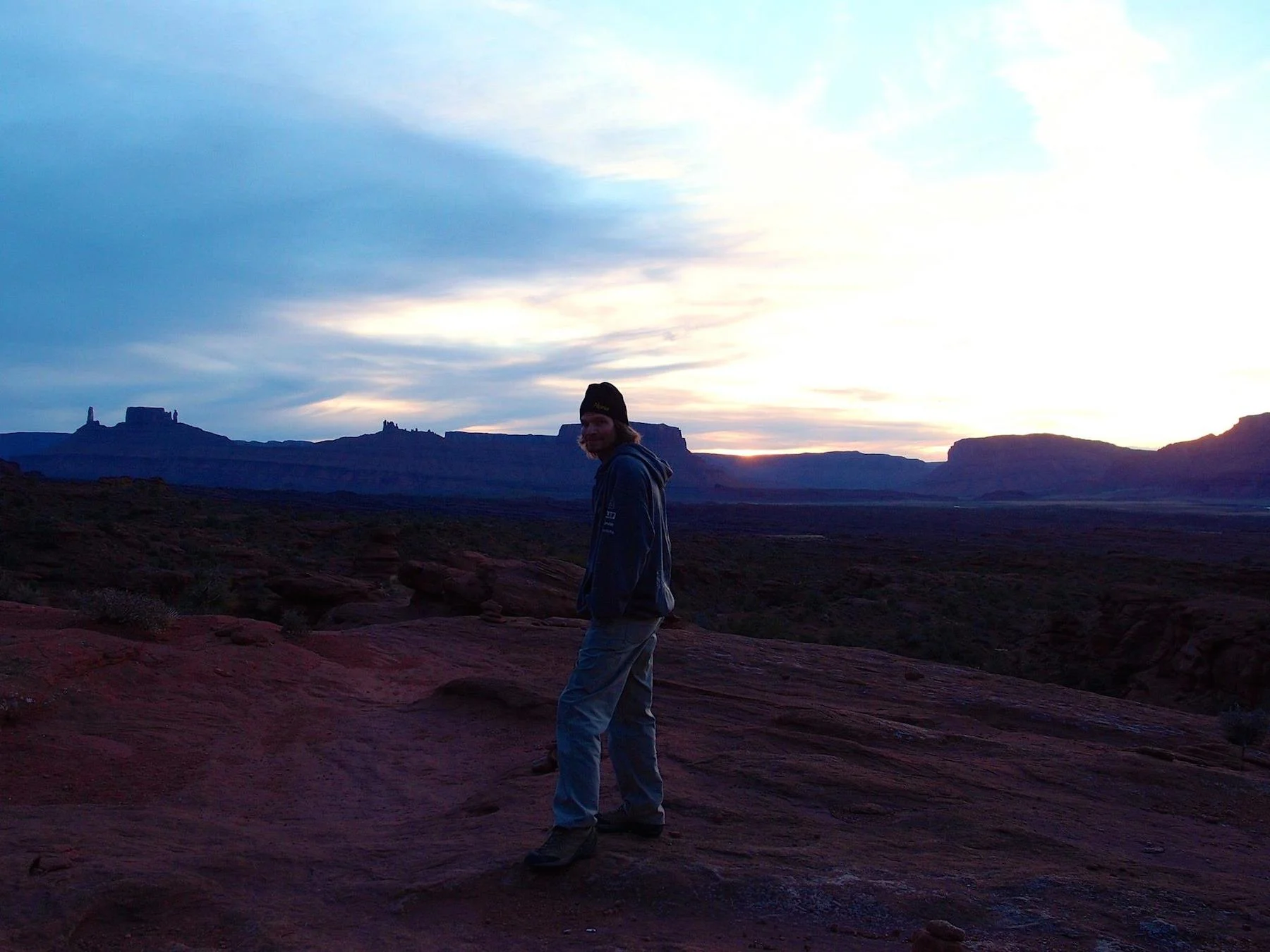 I went for my first hike on a Thanksgiving trip to Moab, one month after open-heart surgery. Photo by Mandi Prout