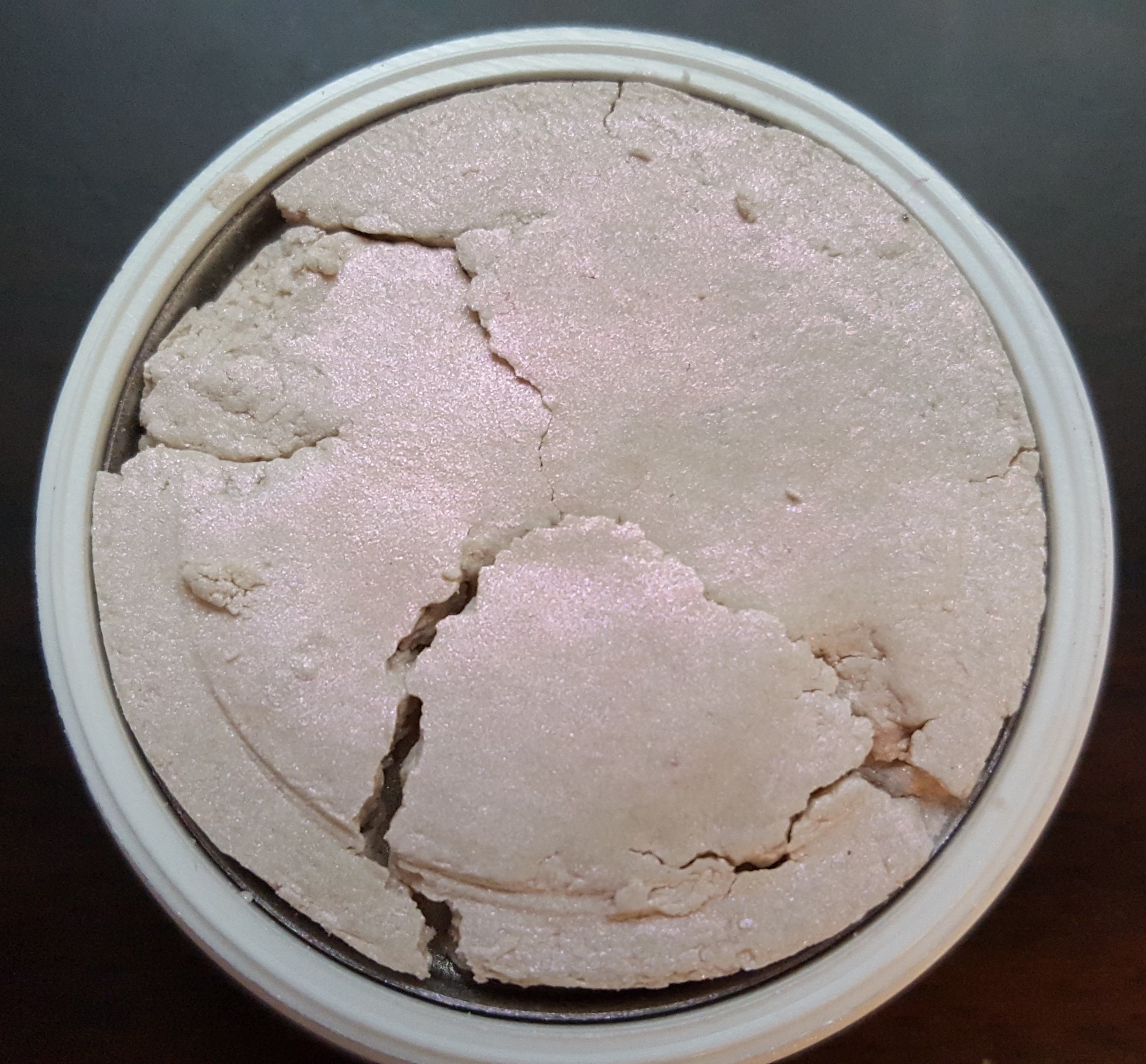 This is the only powder product that ever arrived broken. But I just pressed it back down and it's mostly fine. Still crumbly but the product itself is still great.