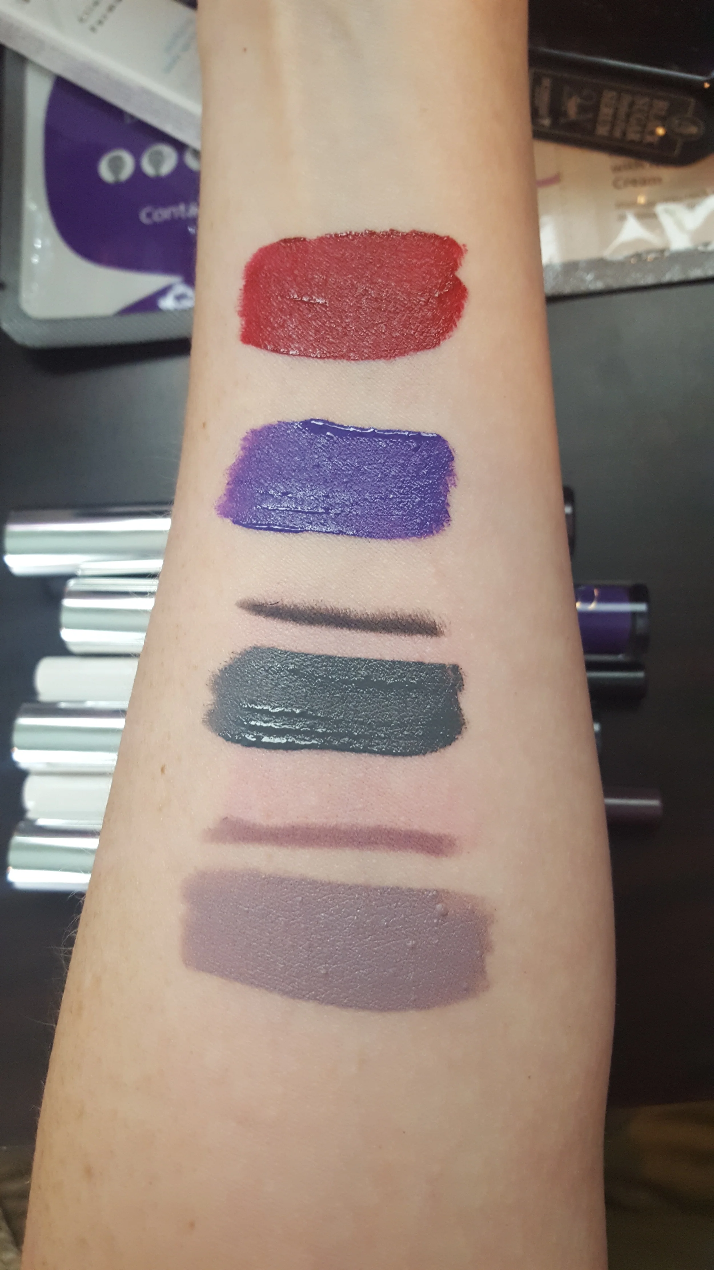 Top to bottom: Lost, So Wavy, Petit Four, Marshmallow