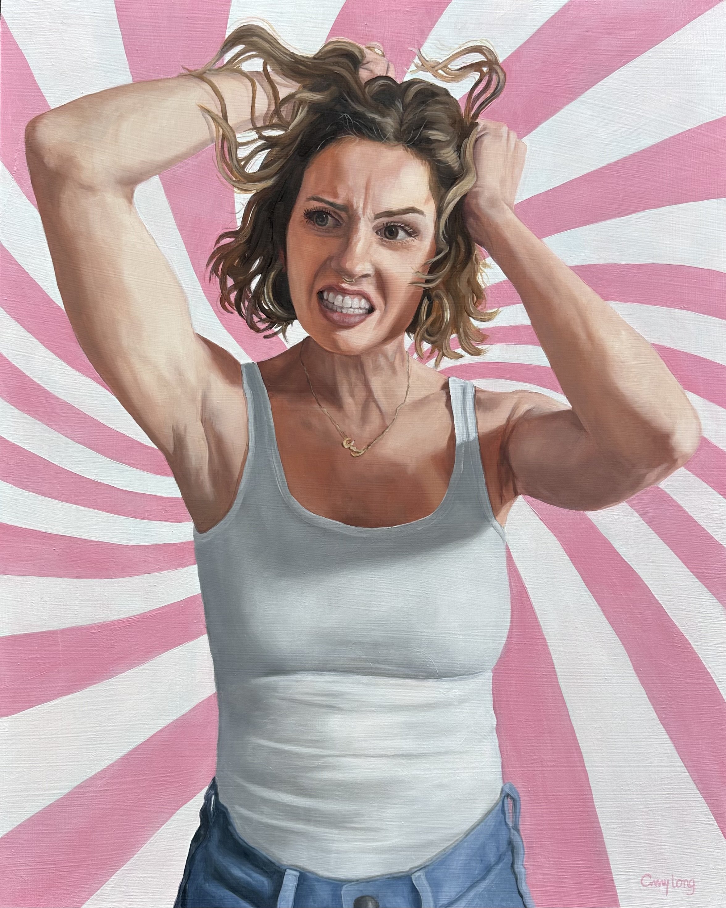 The Dilemma, Oil on panel, 16x20"