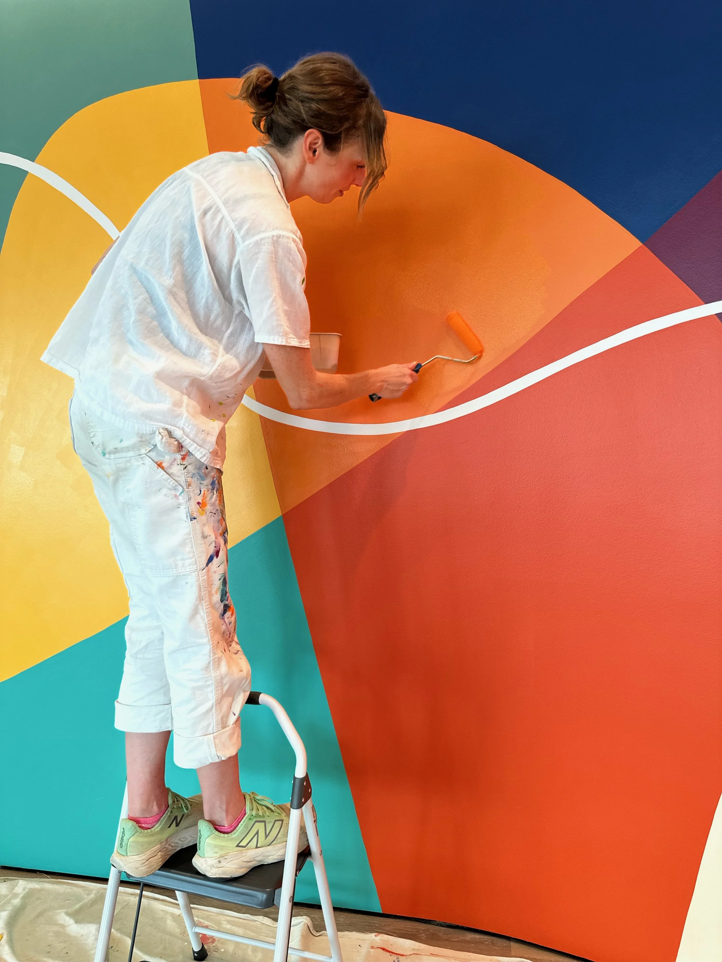 Business Lobby Murals by Emily Eisenhart