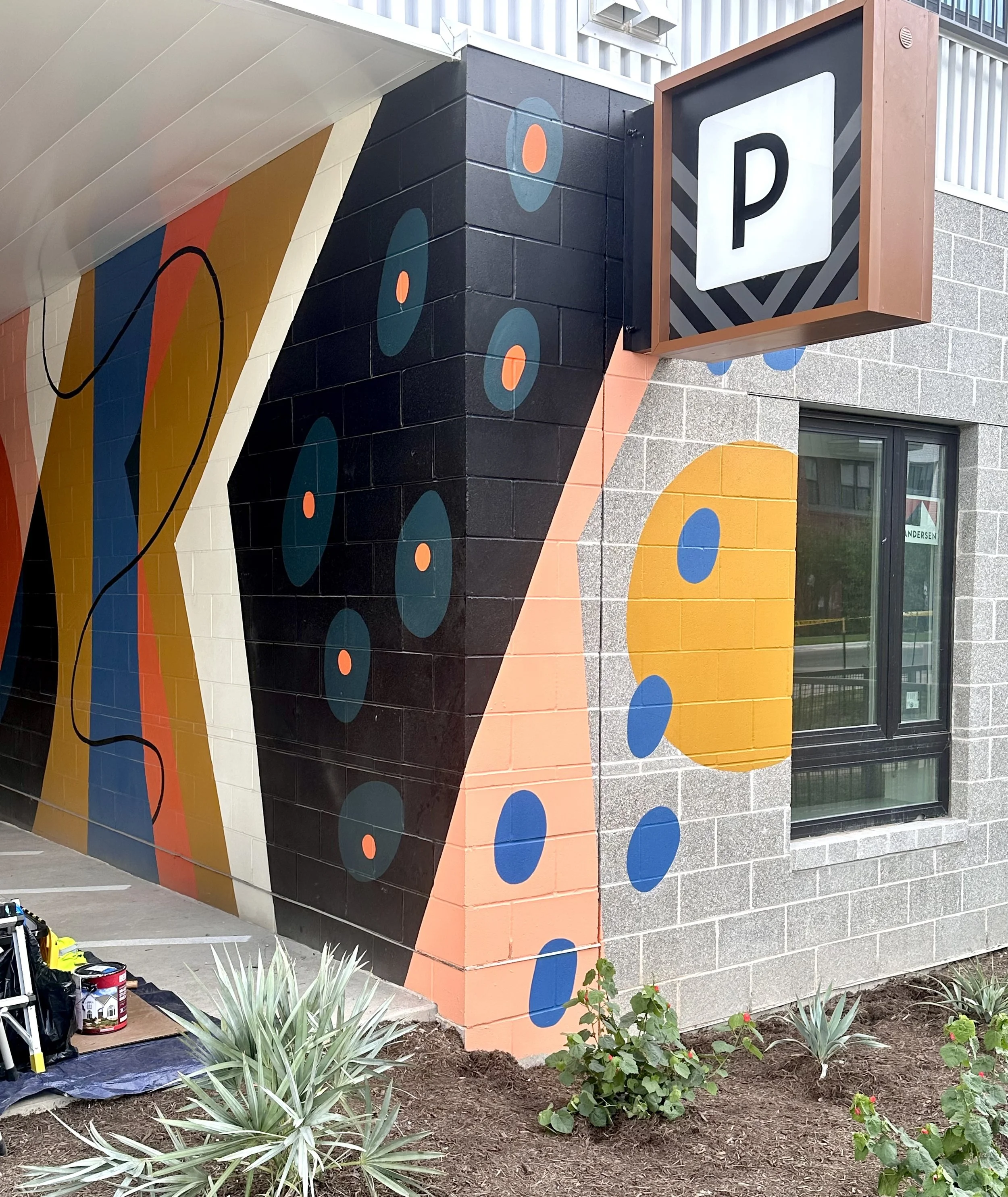 Morgan Garage Mural by Emily Eisenhart