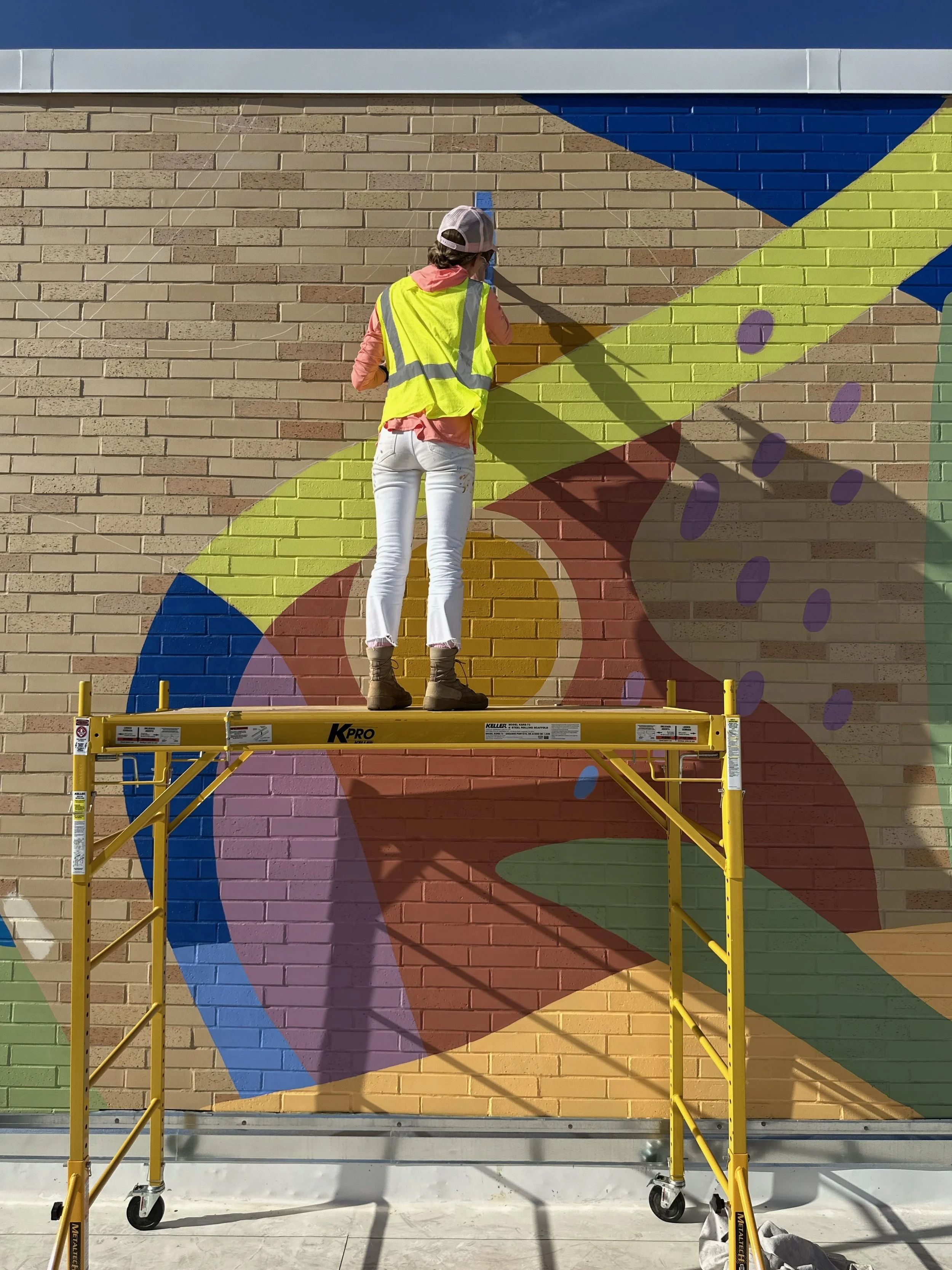 Pearl Rooftop Mural by Emily Eisenhart