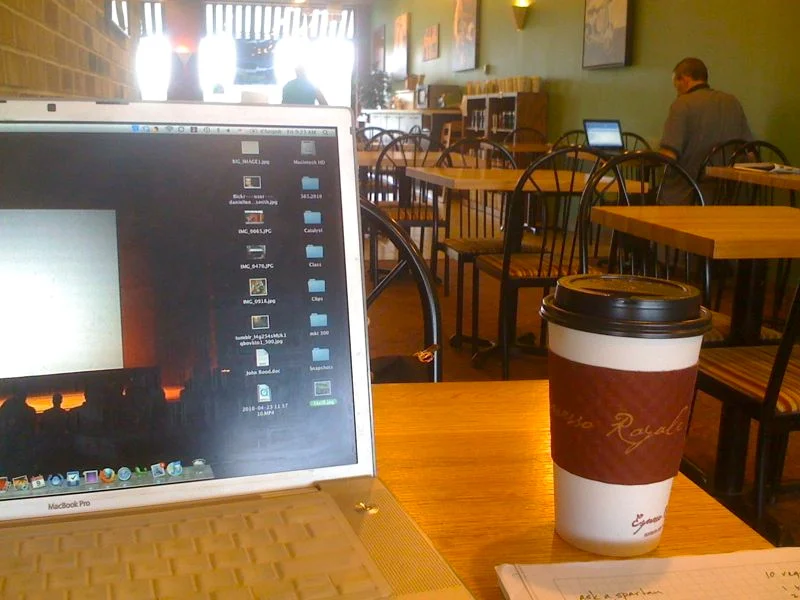 Initial cup: Medium Americano from Expresso Royale (Lake Lansing Location)