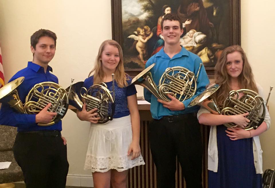 University of Central Oklahoma Broncho Horn Quartet