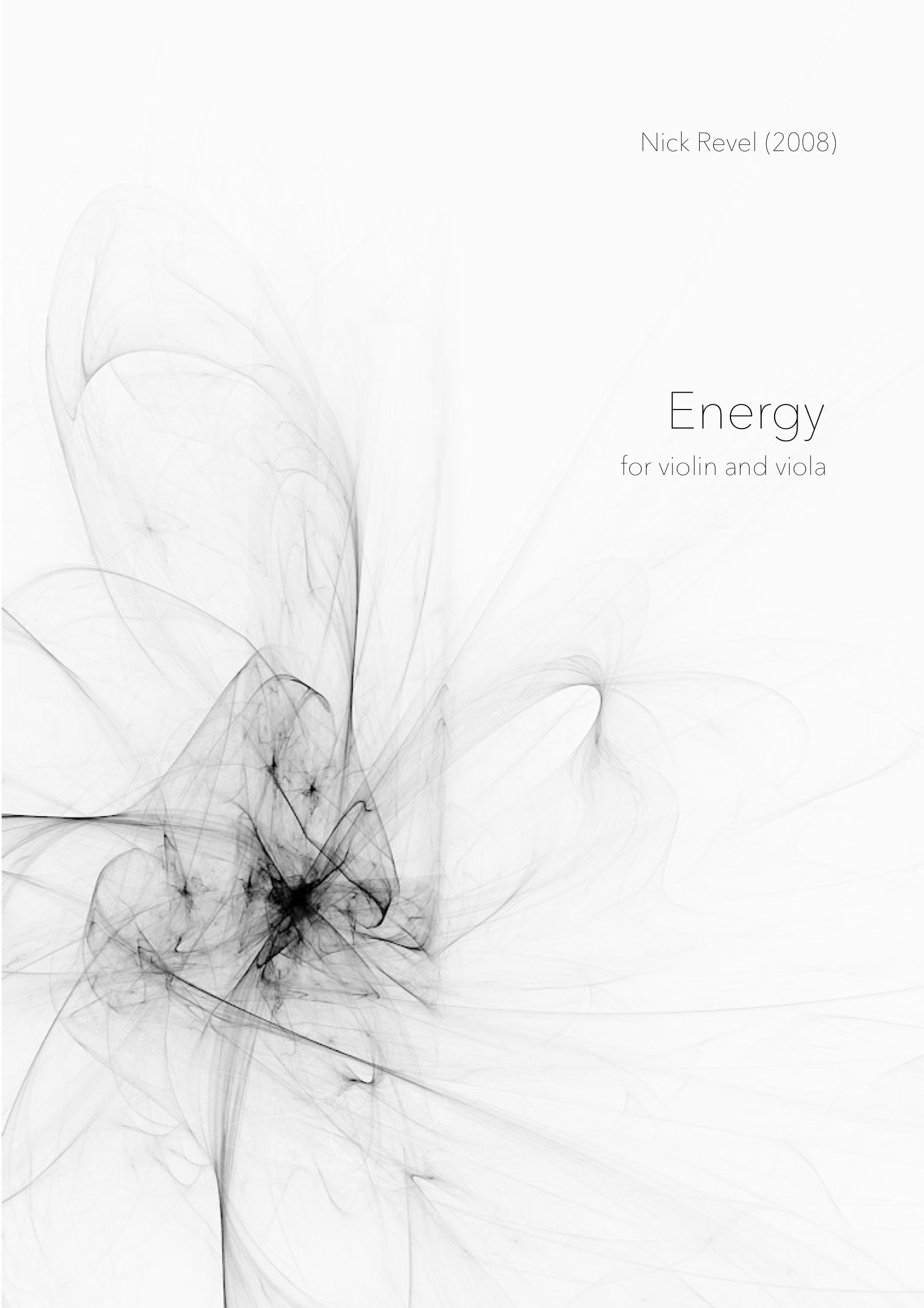 Buy Energy for violin and viola score and parts