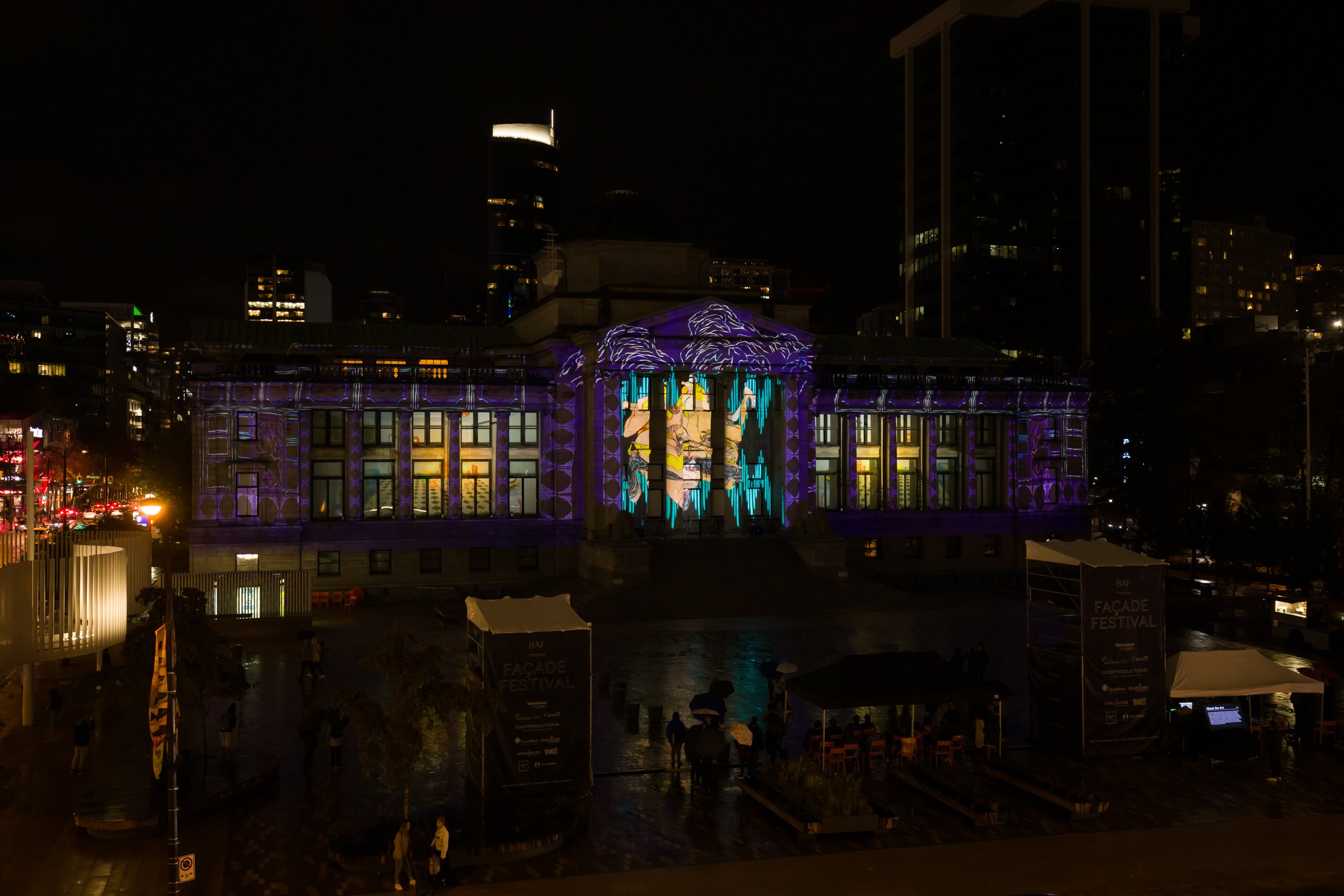   Facade Fest , Vancouver Art Gallery (2019) 