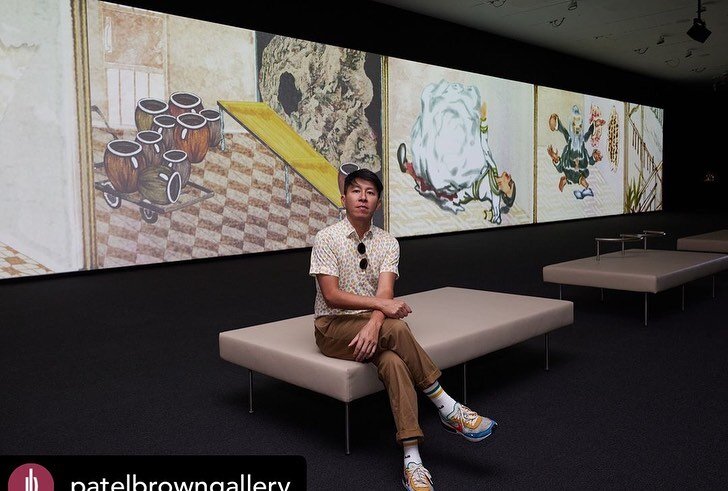 Posted @withrepost &bull; @patelbrowngallery 🚷 Congratulations to Howie Tsui on the opening of the &ldquo;Outlaw&rdquo; group exhibition at the Art Gallery of New South Wales! 🚷
 
Tsui&rsquo;s &ldquo;Retainers of Anarchy,&rdquo; 2017 has joined the