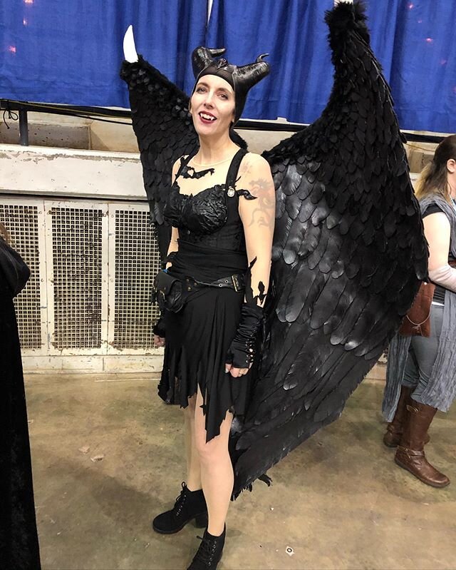 Always good to see old friends at @pensacolapensacon  #maleficent #cosplay #pensacon #radiofreepensacola #thelostsandal