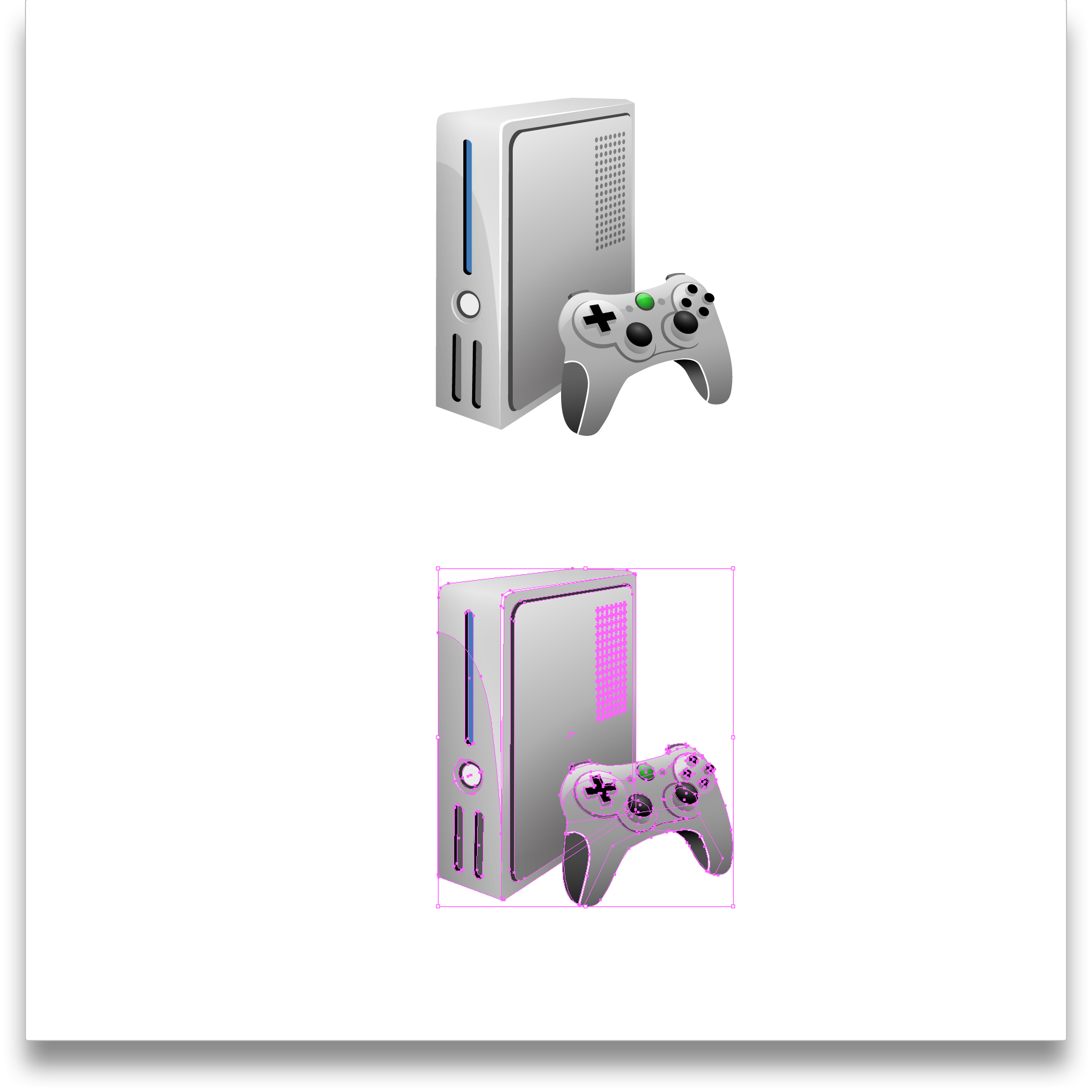 Game system icon - online state